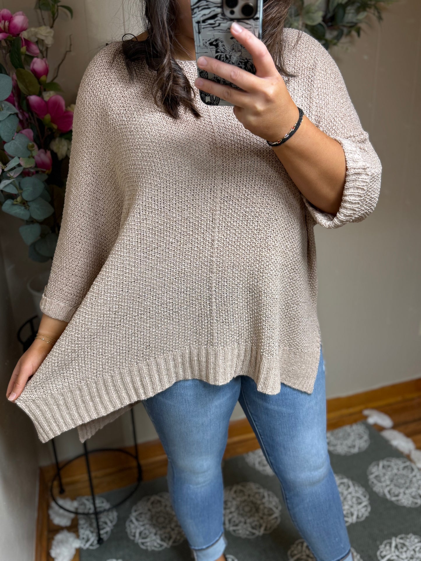 Layla's Its A Breeze Sweater Knit Top