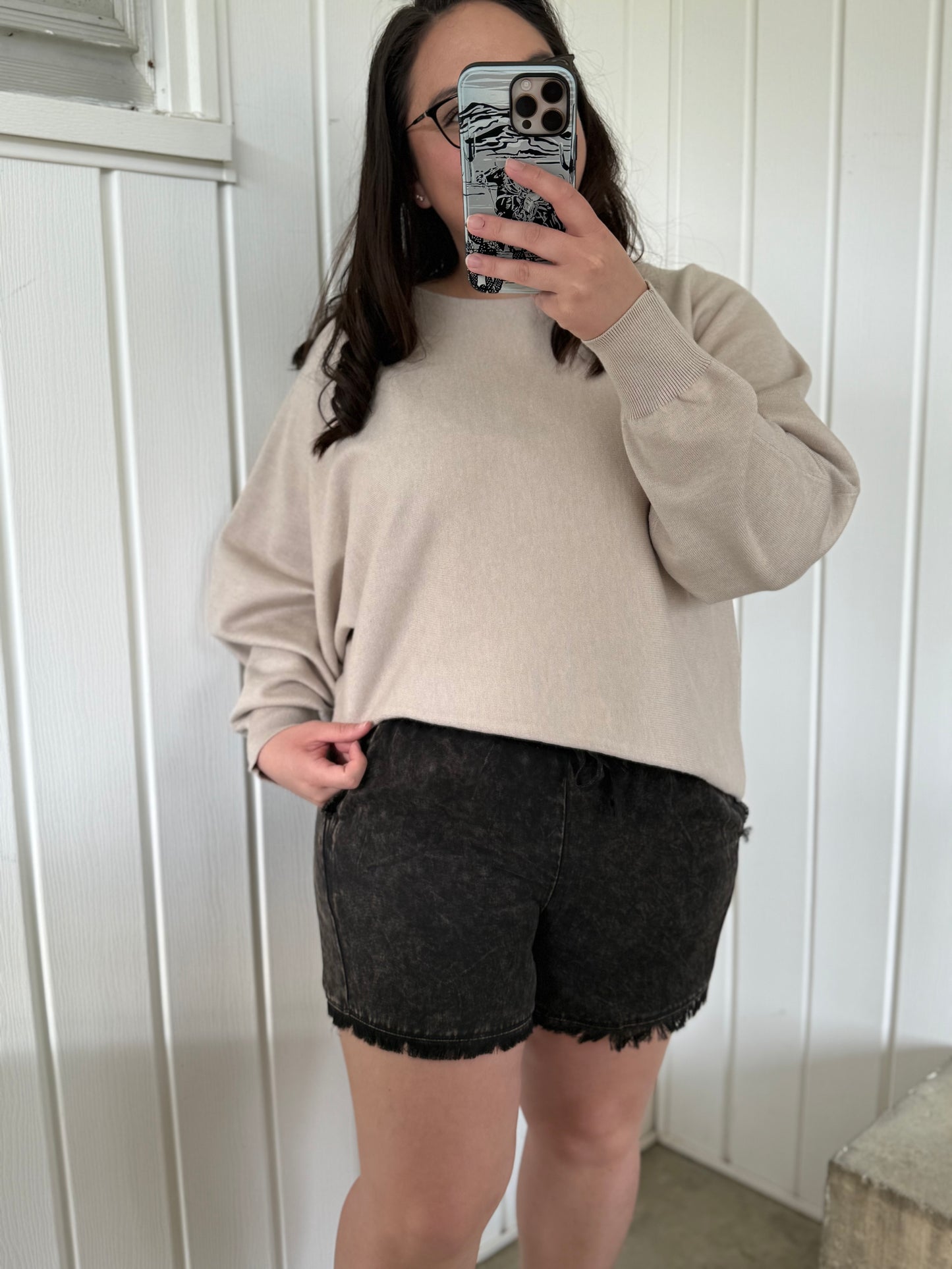 Alexis Mineral Washed Shorts