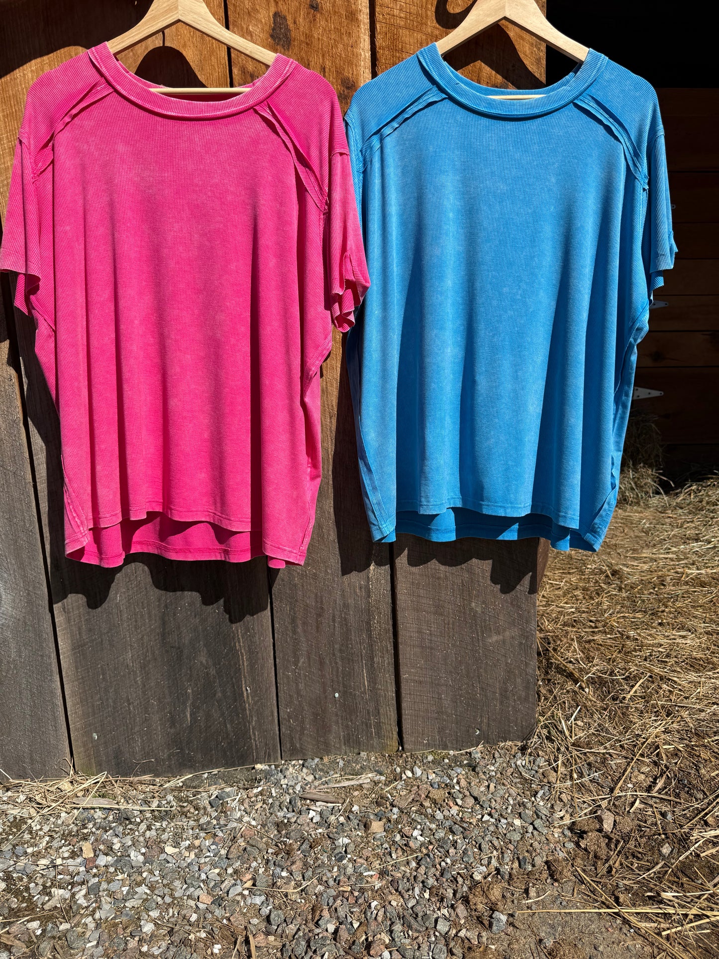 The Spring Ribbed Top- 2 colors