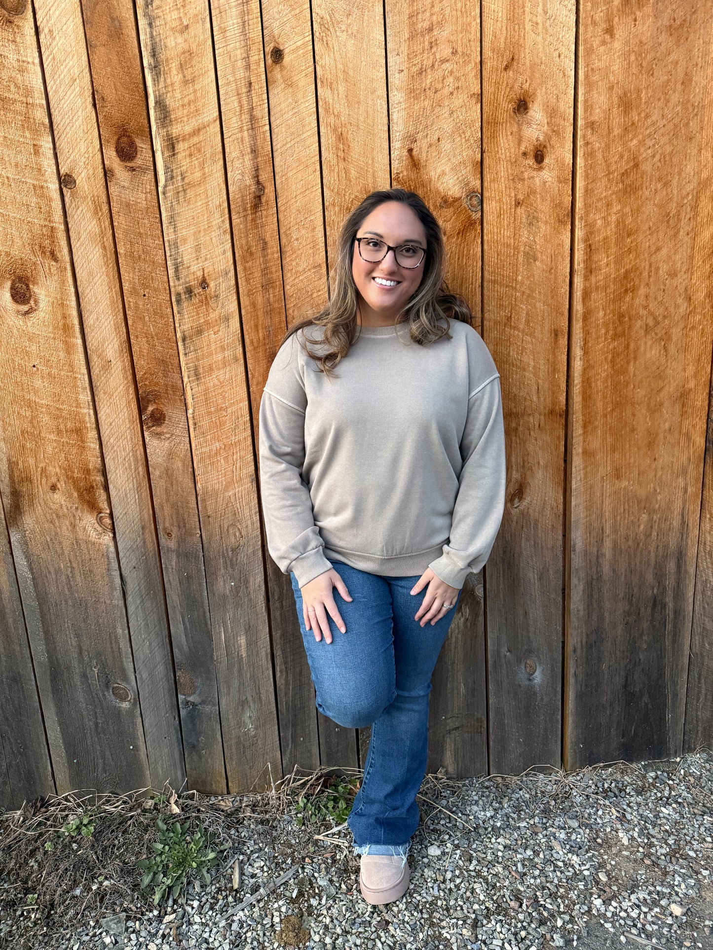 The Fireside Ash Sweater- Ash Mocha