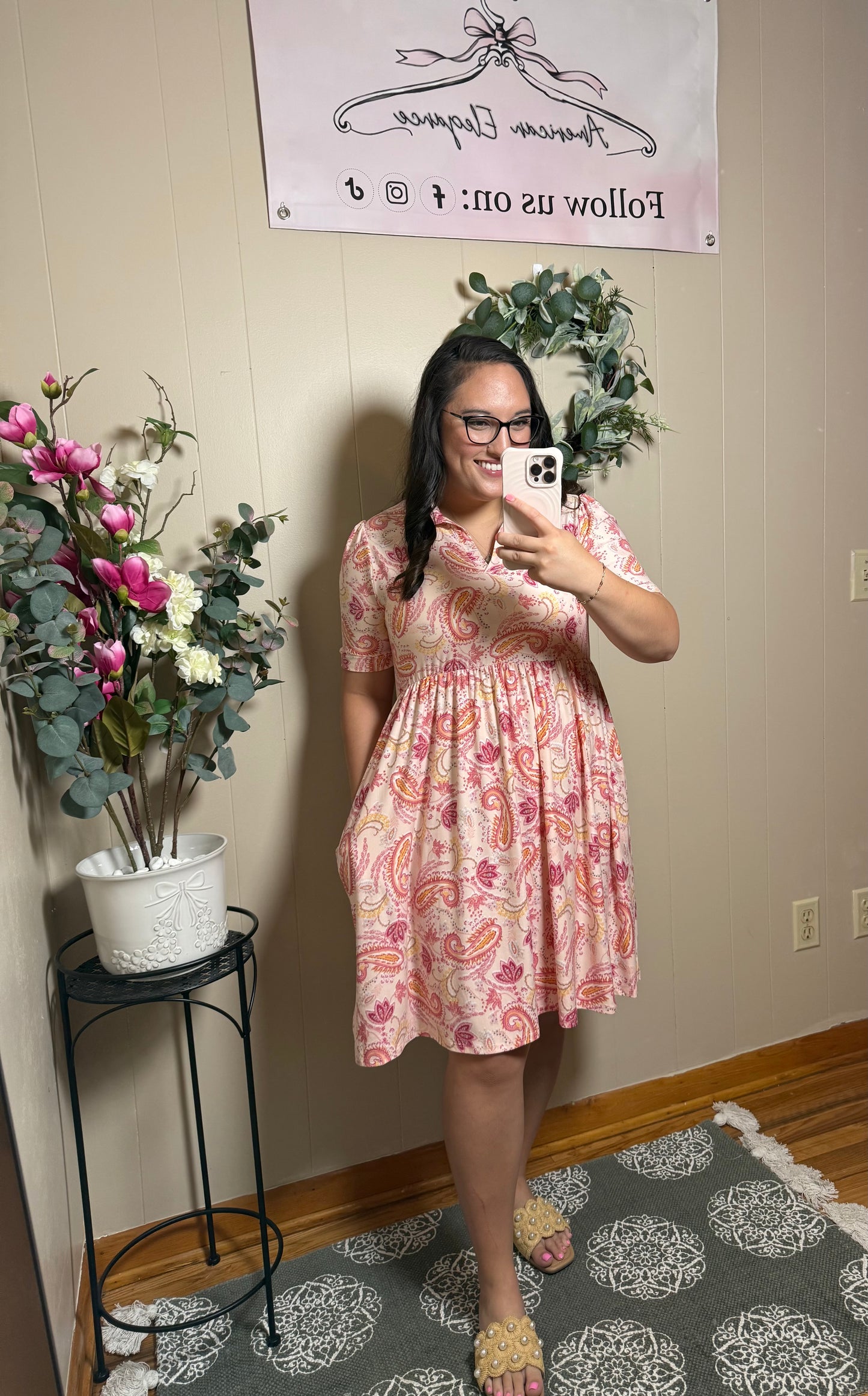 The Paisley Pocket Babydoll Dress