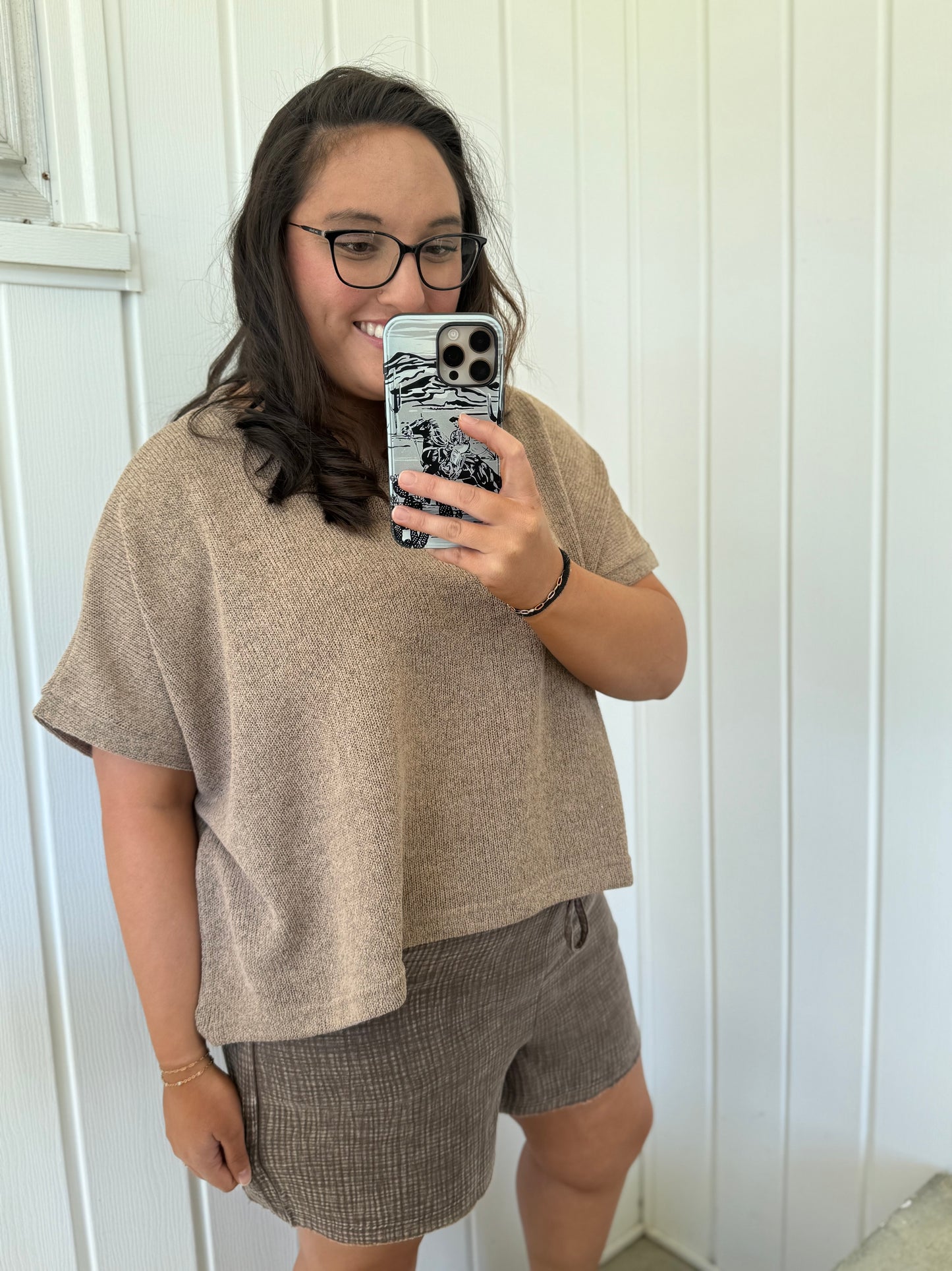 Quinn's Frayed Hem Shorts