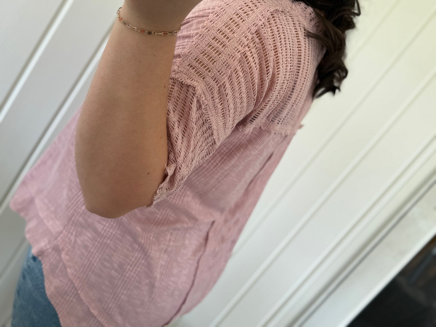 Rachel's Blush Knit Comfy Top