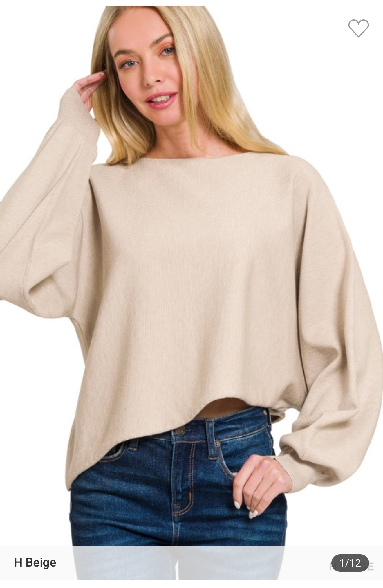 Channie's Asymmetric Sweater