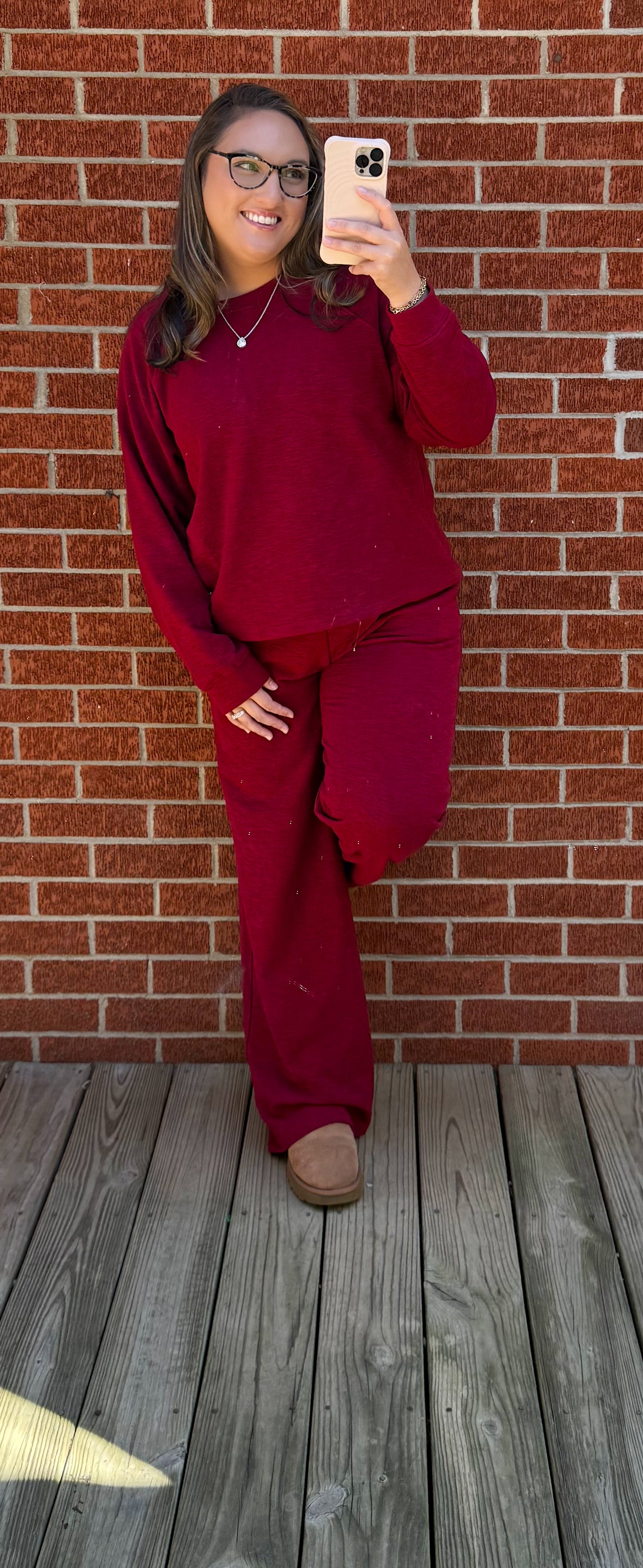 Merlot Slouch Set- Cabernet