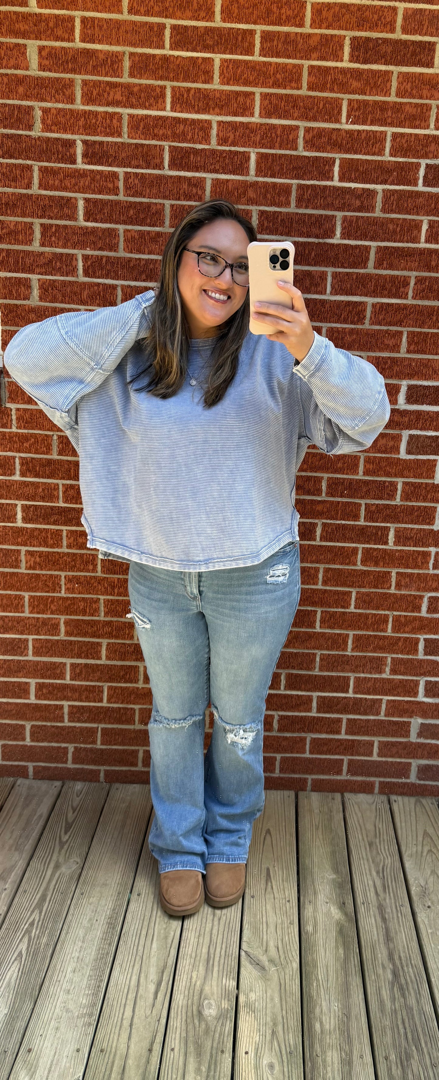 The Faded Sky Pullover- Marlin