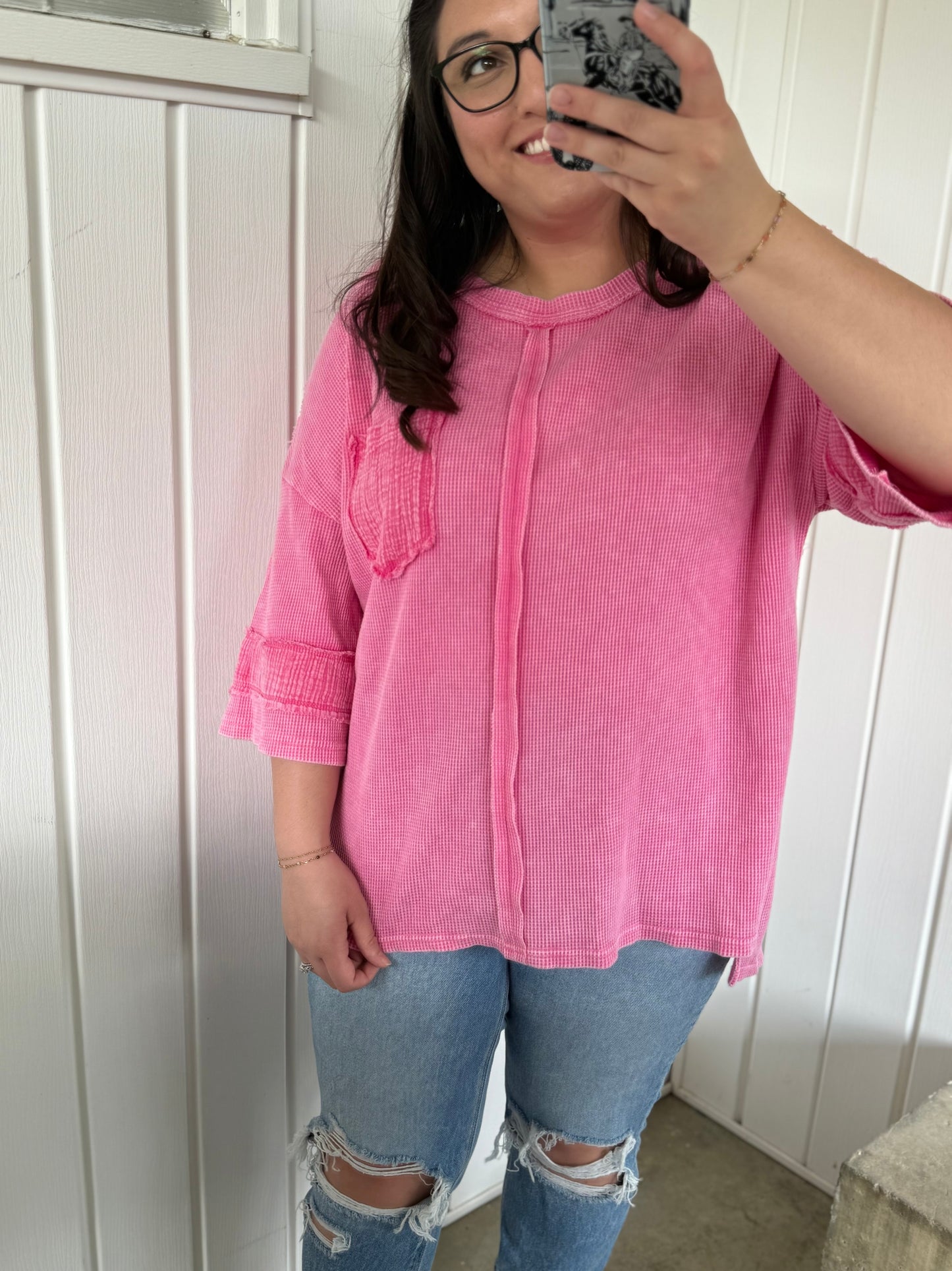 Sidney's Mineral Wash Oversized Top