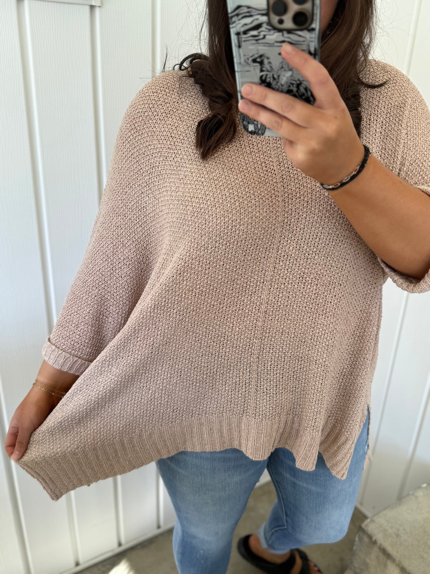 Layla's Its A Breeze Sweater Knit Top