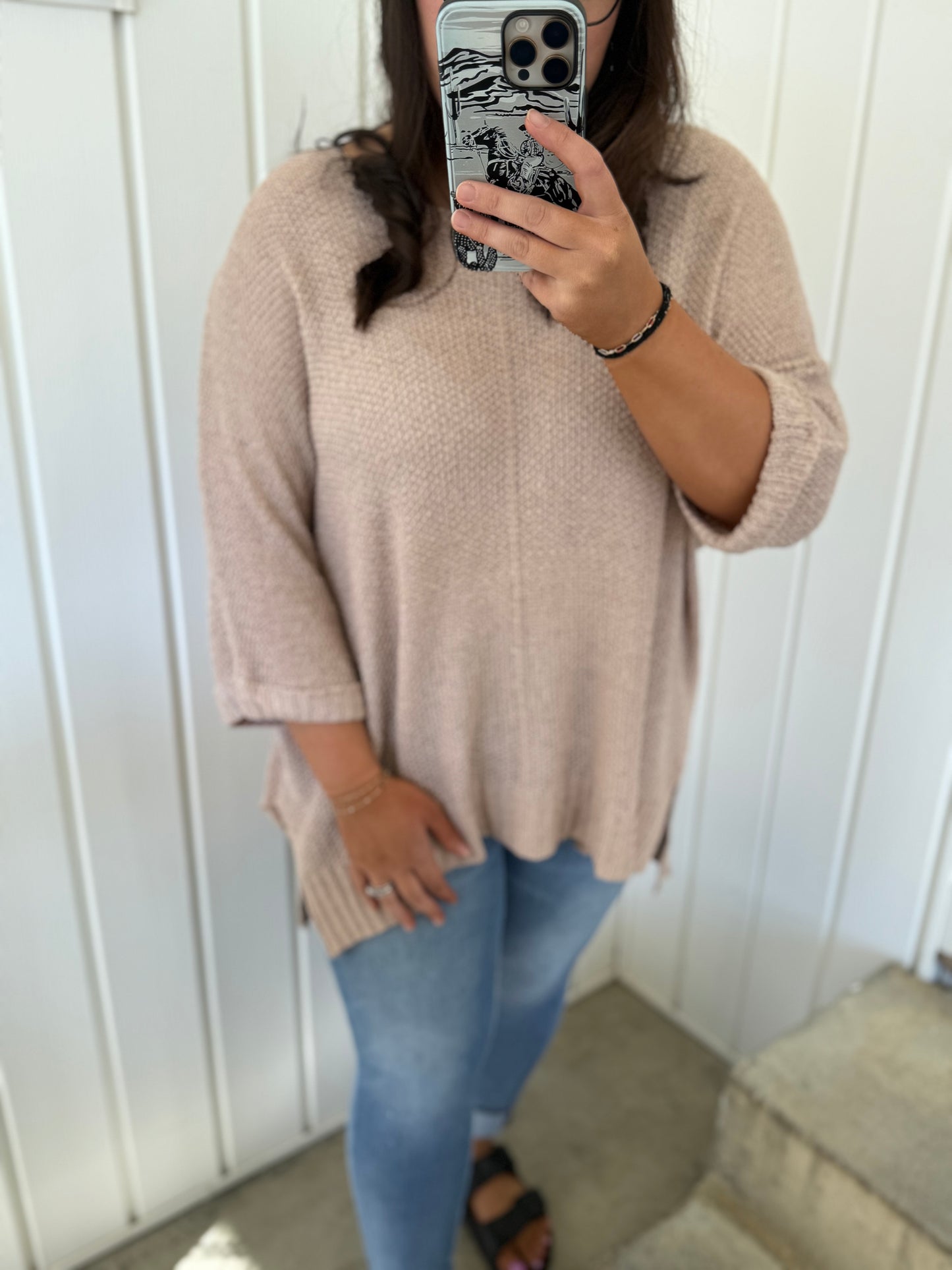 Layla's Its A Breeze Sweater Knit Top