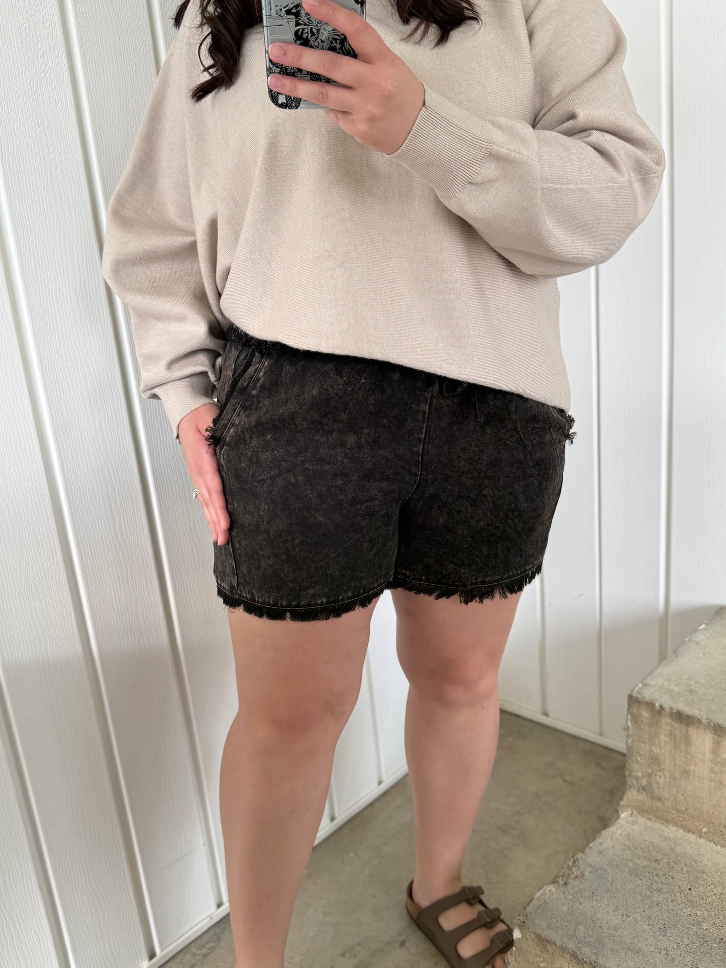 Alexis Mineral Washed Shorts