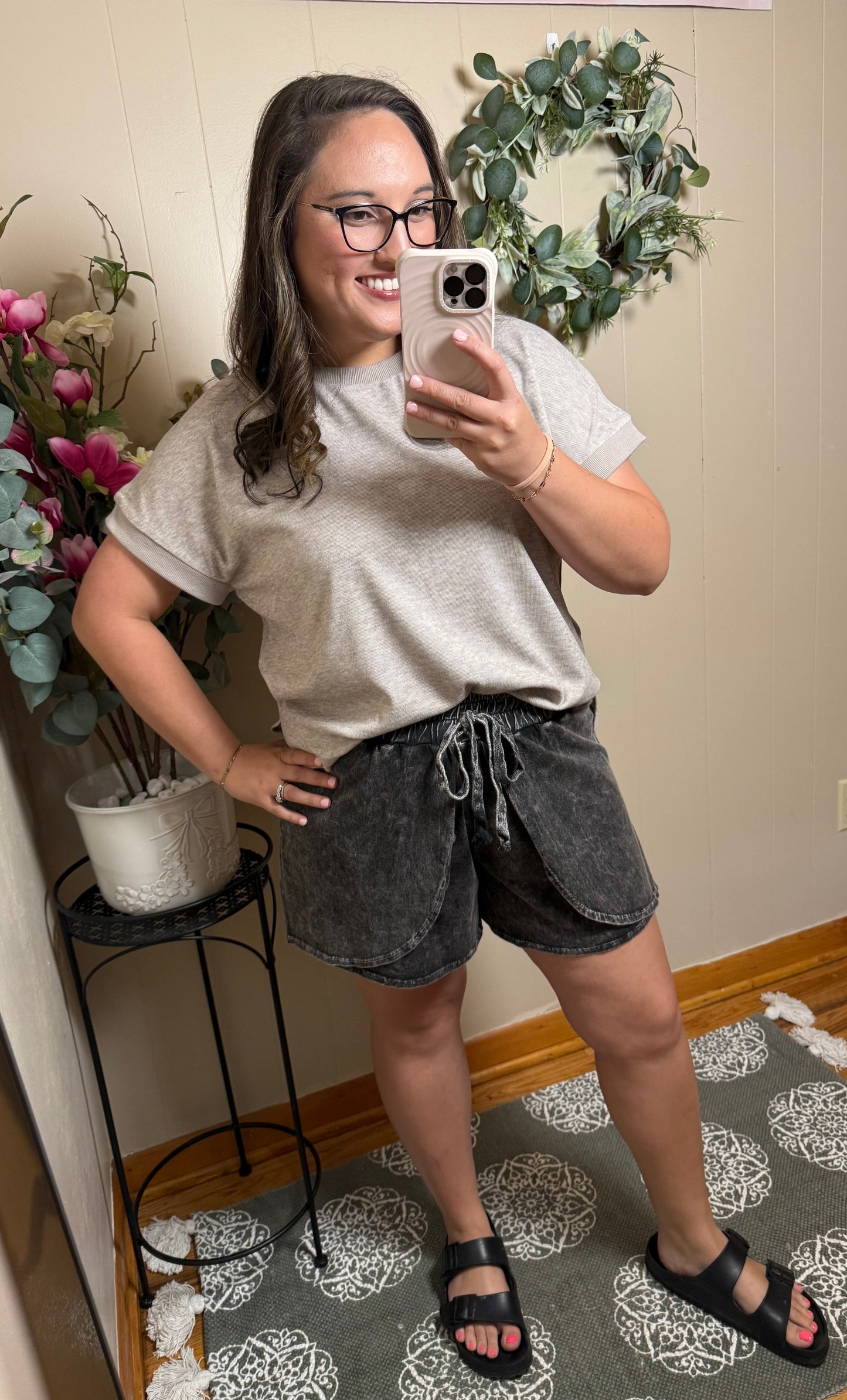 The Cloud Wash Skort