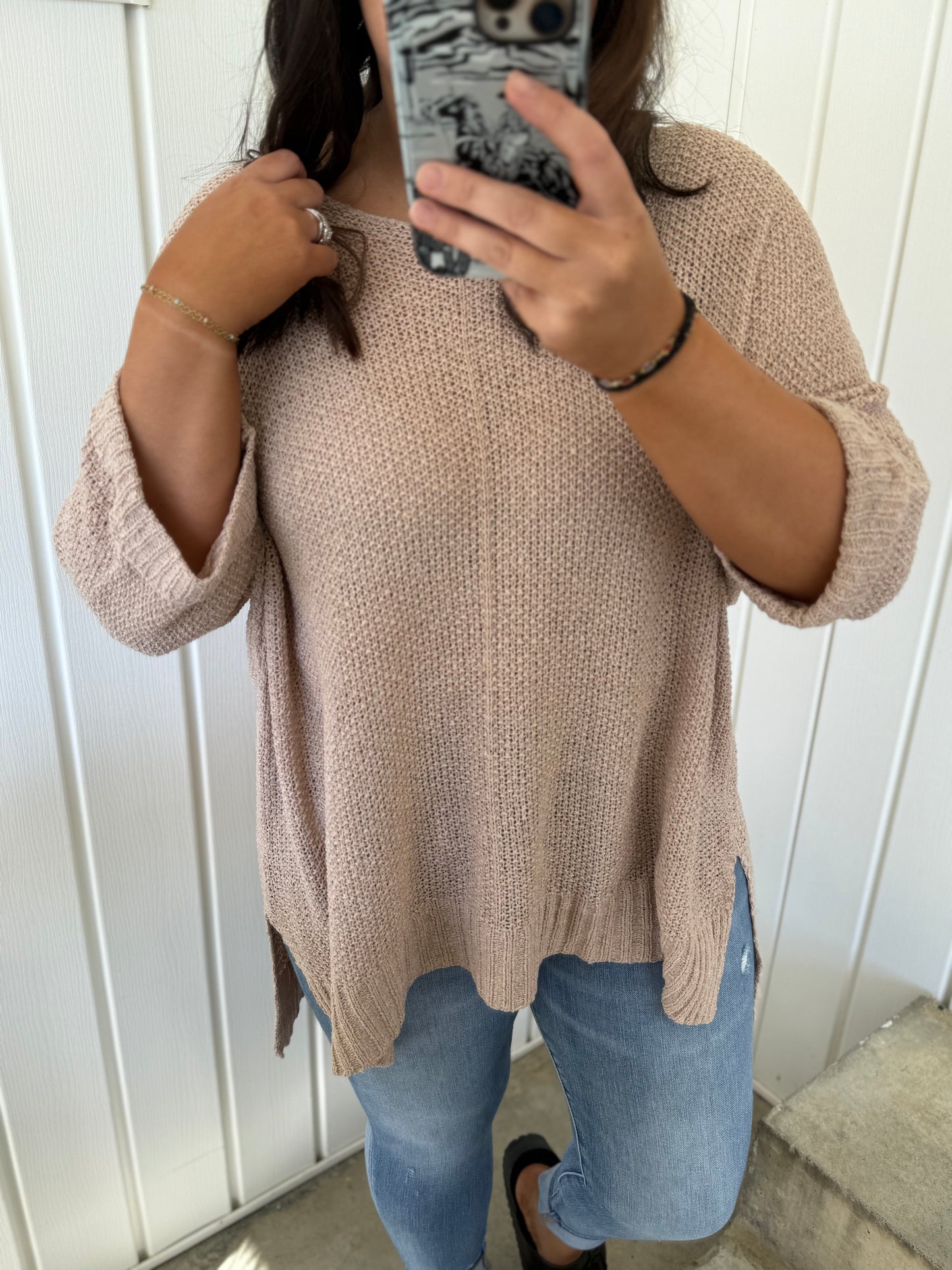 Layla's Its A Breeze Sweater Knit Top