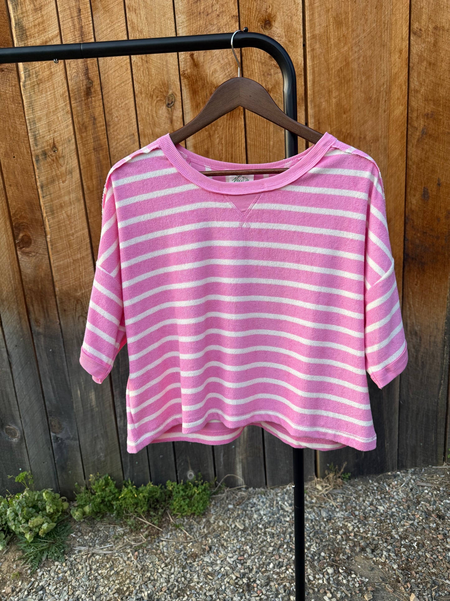 Pretty in Pink Striped Top
