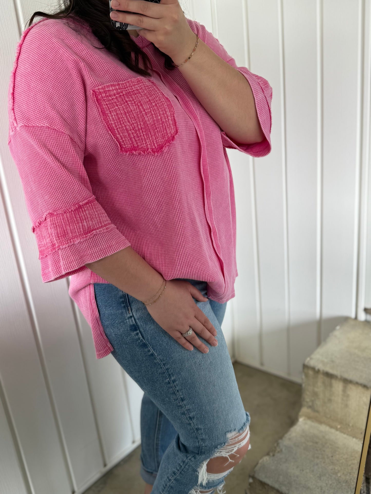 Sidney's Mineral Wash Oversized Top