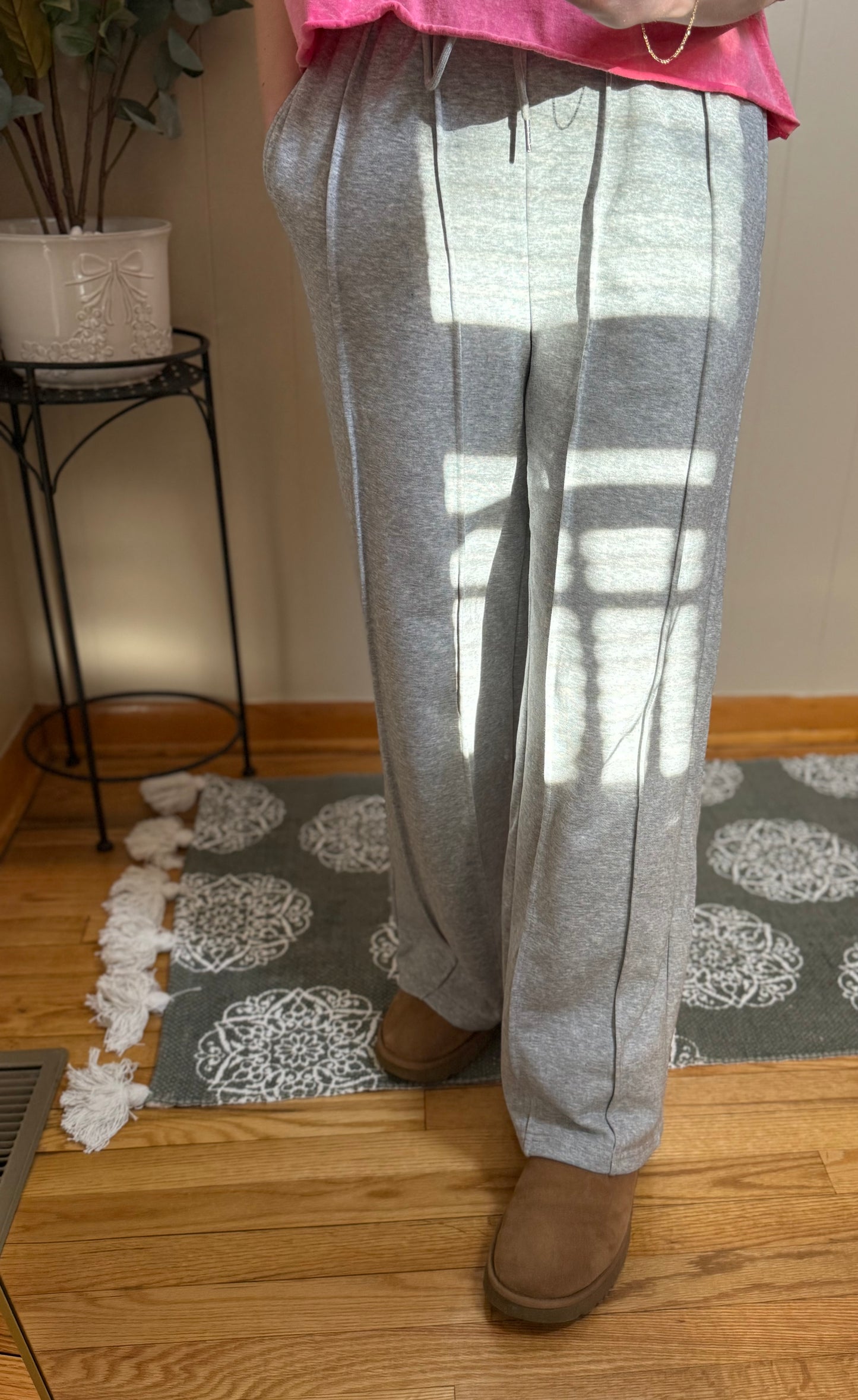 A&E high waisted drawstring lounge pant
