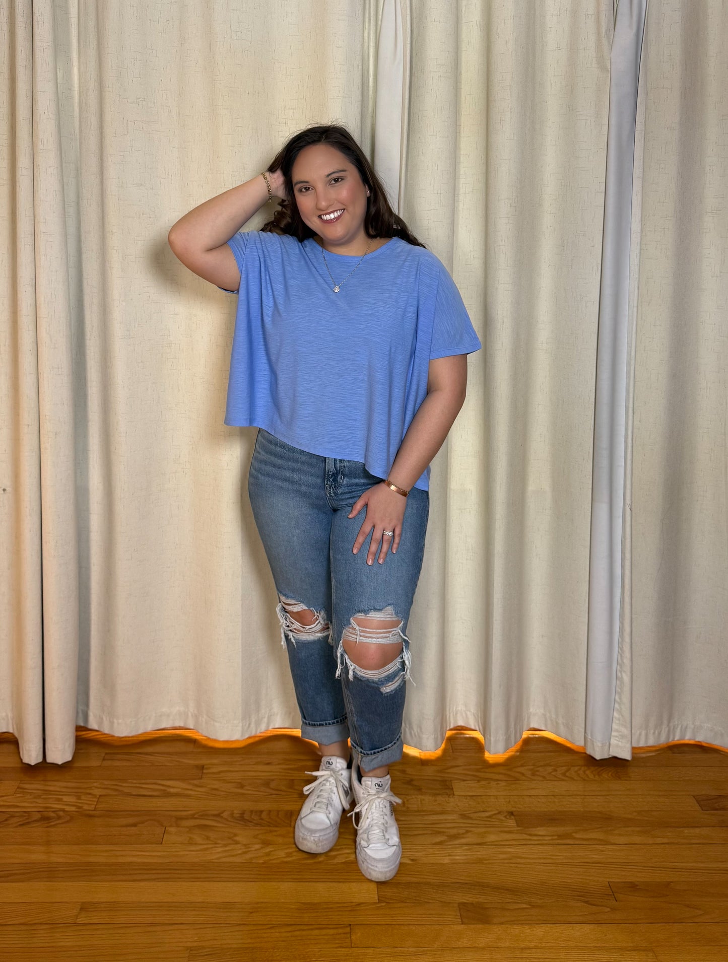 Periwinkle Drift Tee