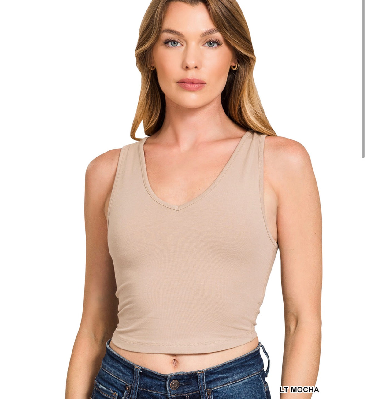 The Barely Blush Cami- LIGHT MOCHA