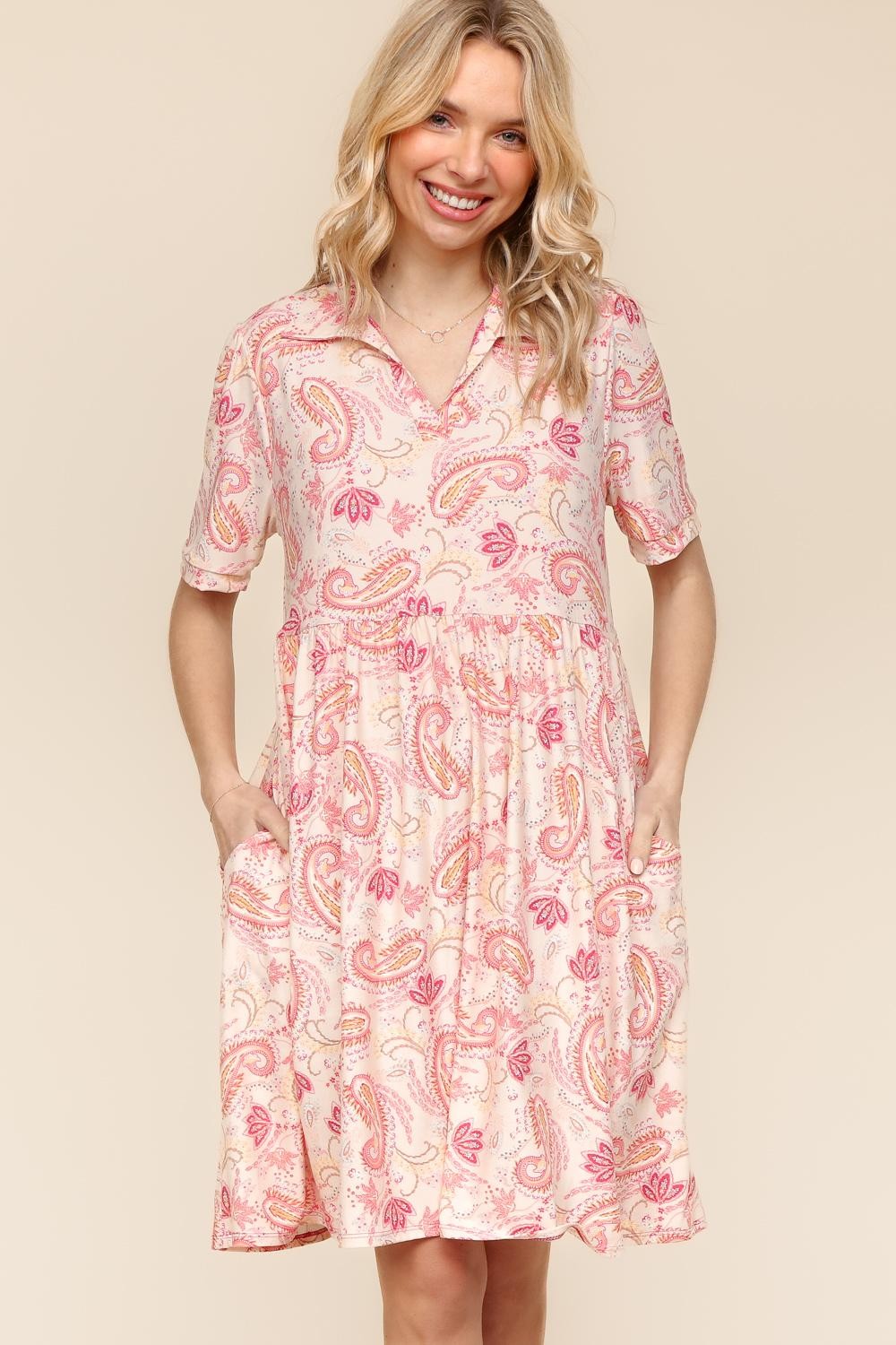 The Paisley Pocket Babydoll Dress