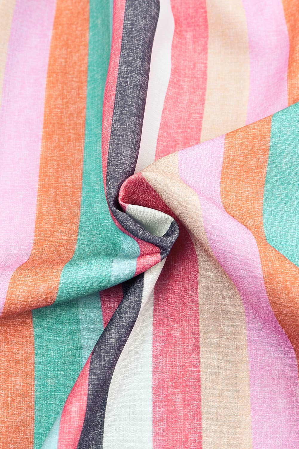 Alley's Striped Ruffle Top