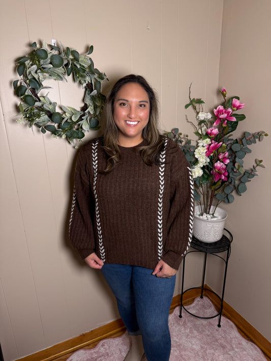 The Brownie Batter Sweater