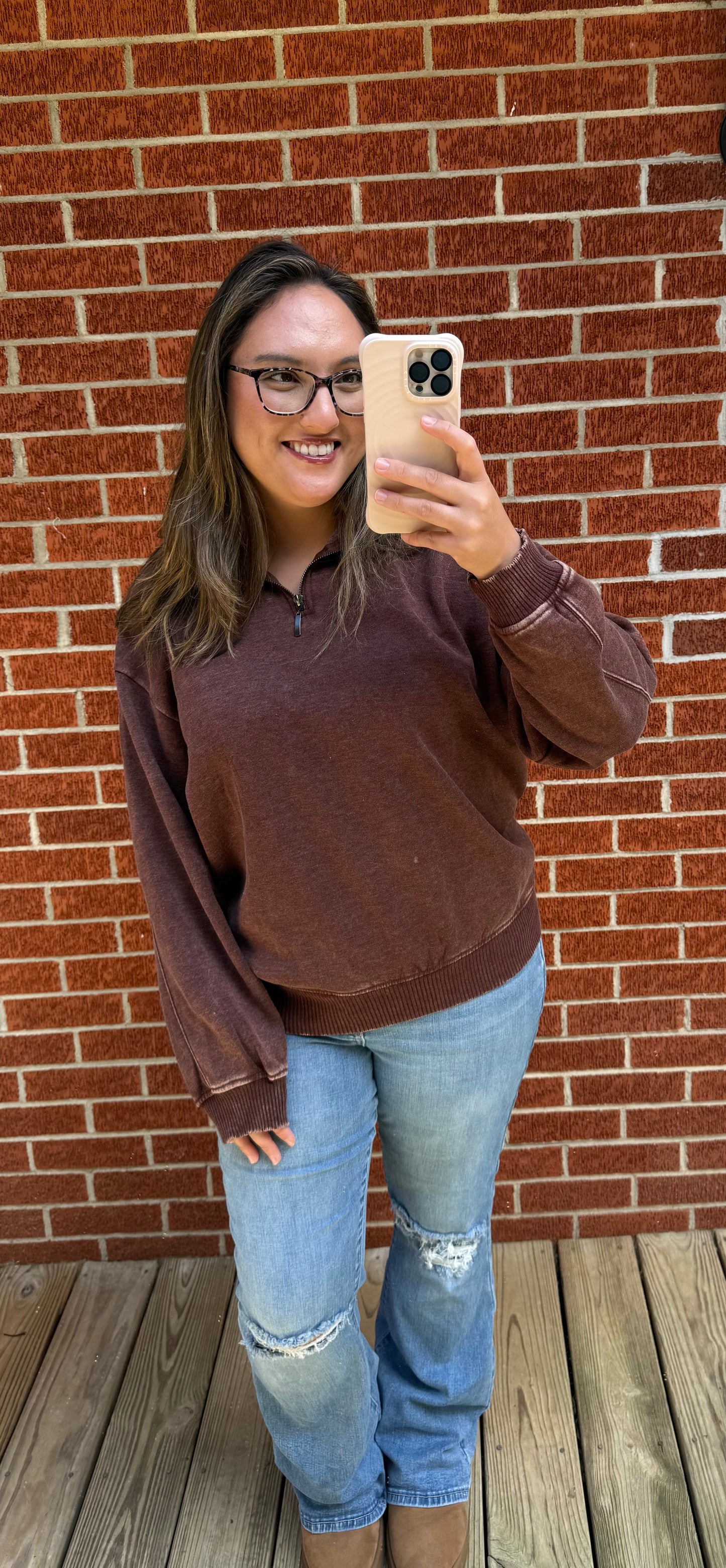 The Ember Glow Half-Zip