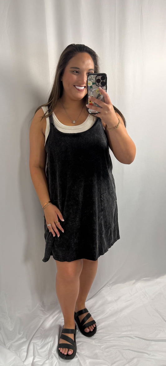 The Willow Weekend Dress- Black
