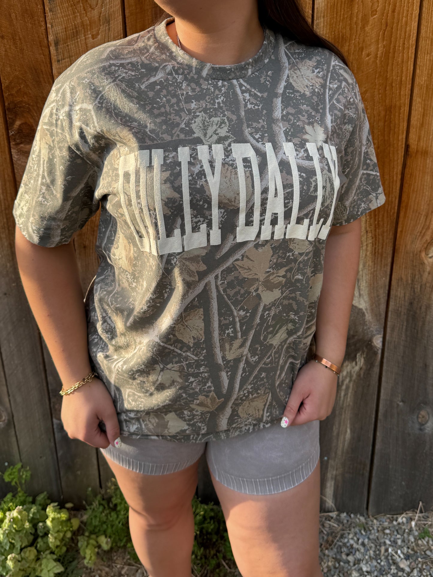 Dilly Dally Camo Everyday Tee