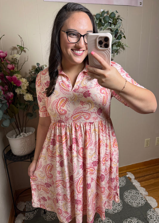 The Paisley Pocket Babydoll Dress