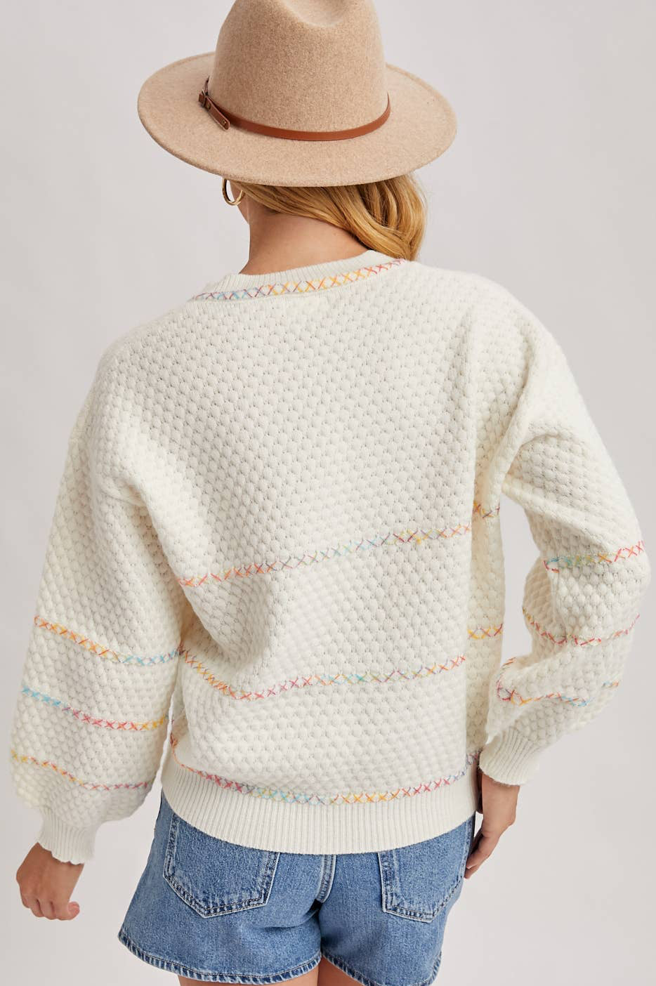 The Bloom Waffle Knit