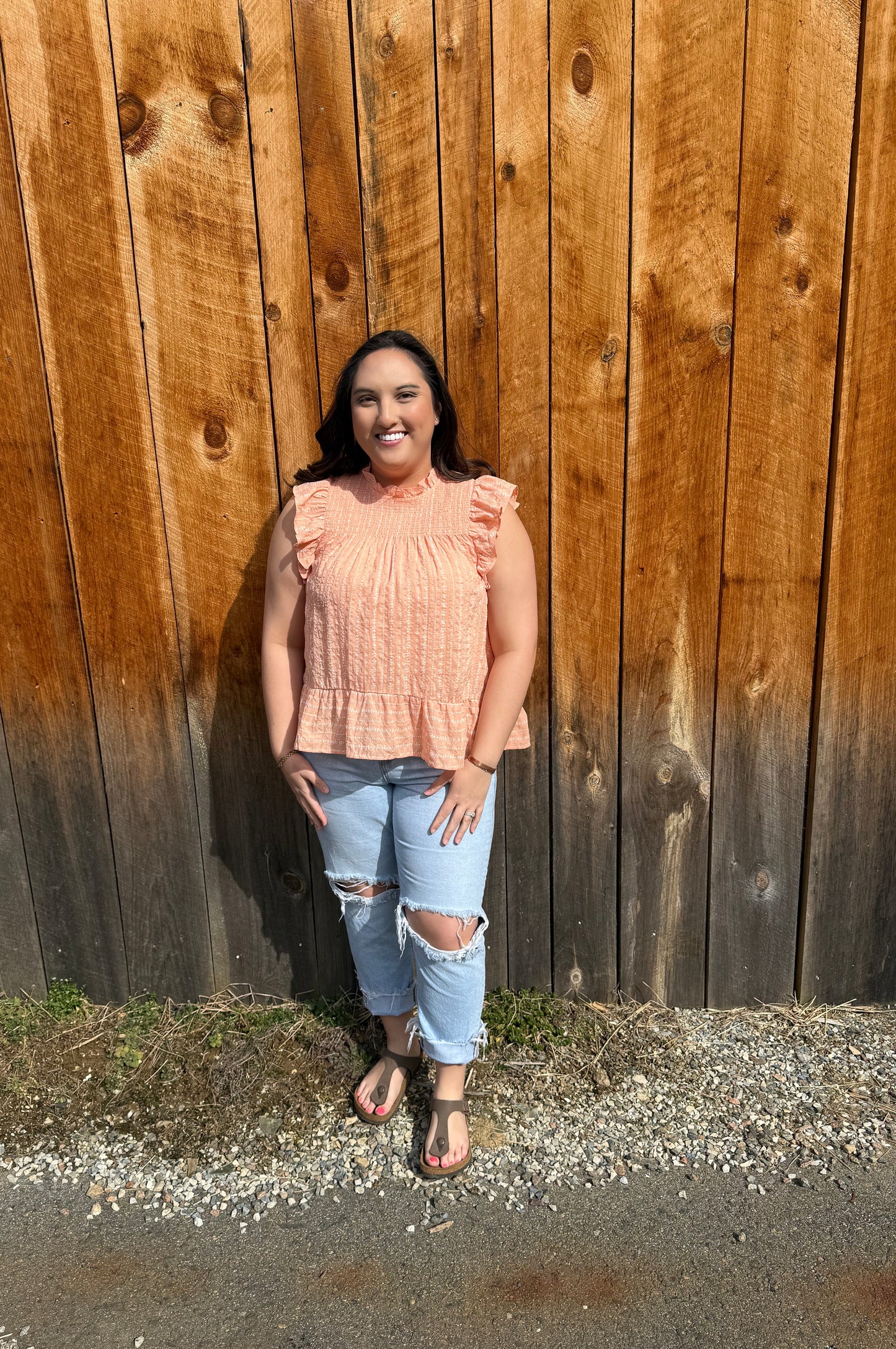 The Peachy Petal Blouse