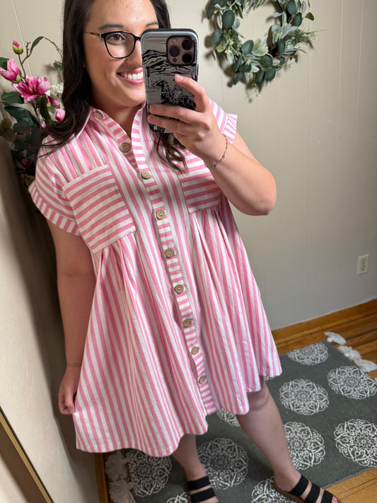 Candy Stripe Dress