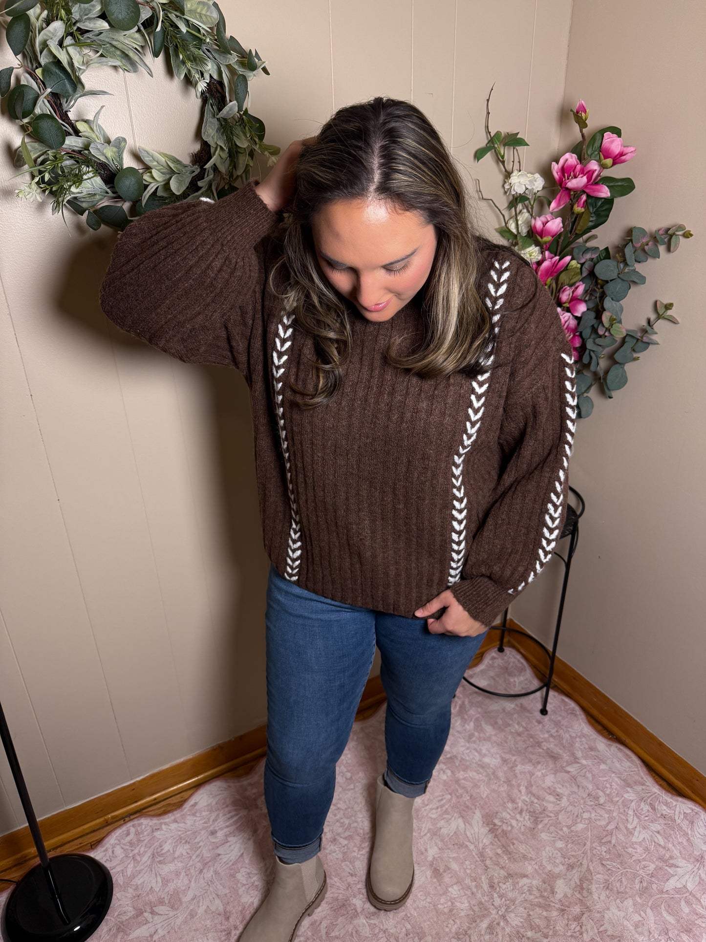 The Brownie Batter Sweater