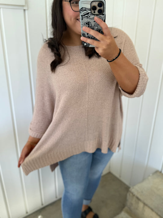 Layla's Its A Breeze Sweater Knit Top