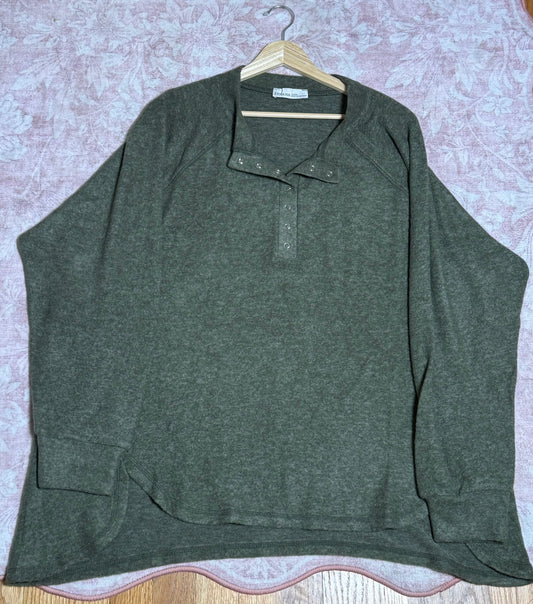 The Woodland Henley- Dark Olive