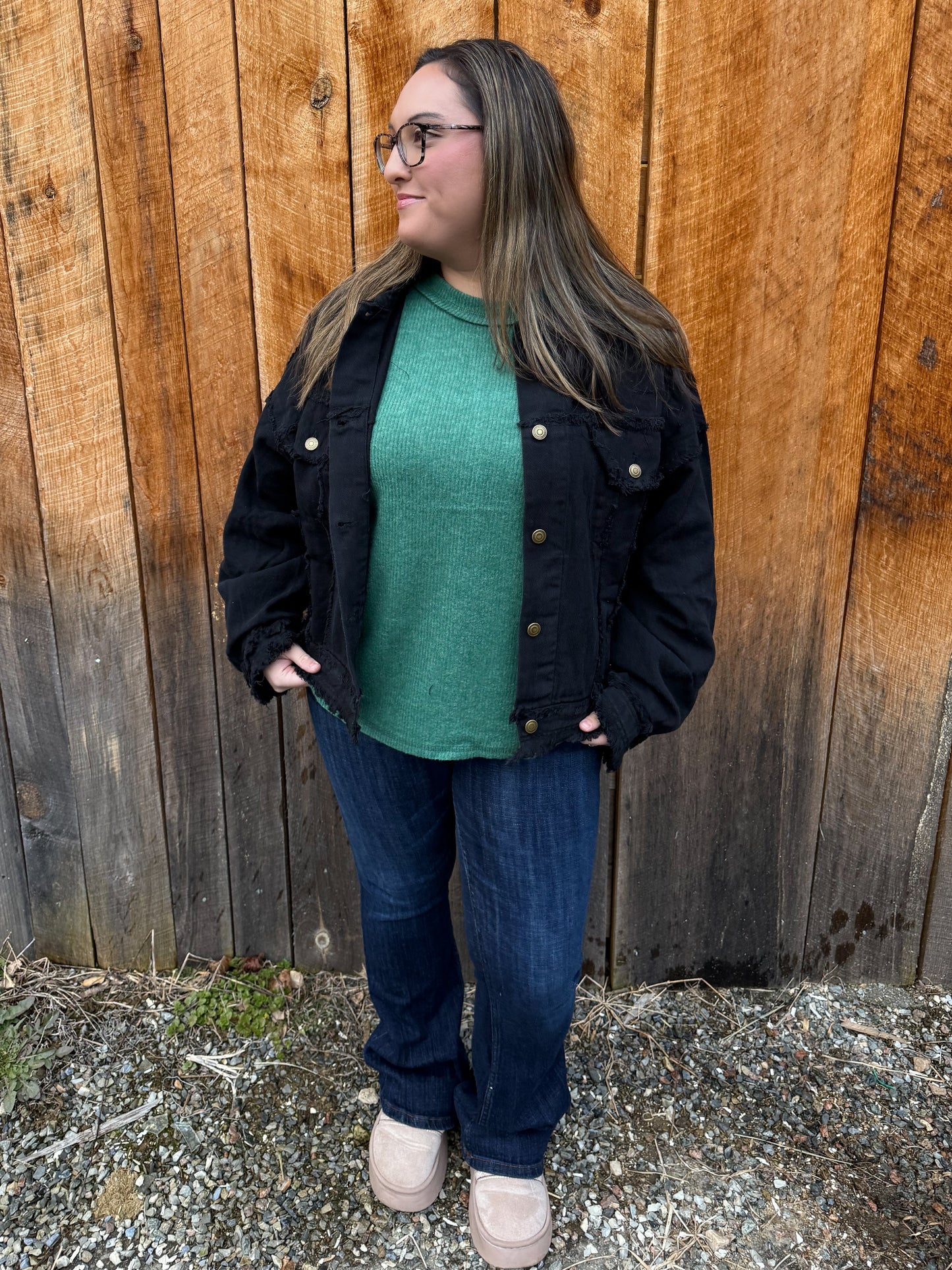 Charcoal Chimney Coat- Black