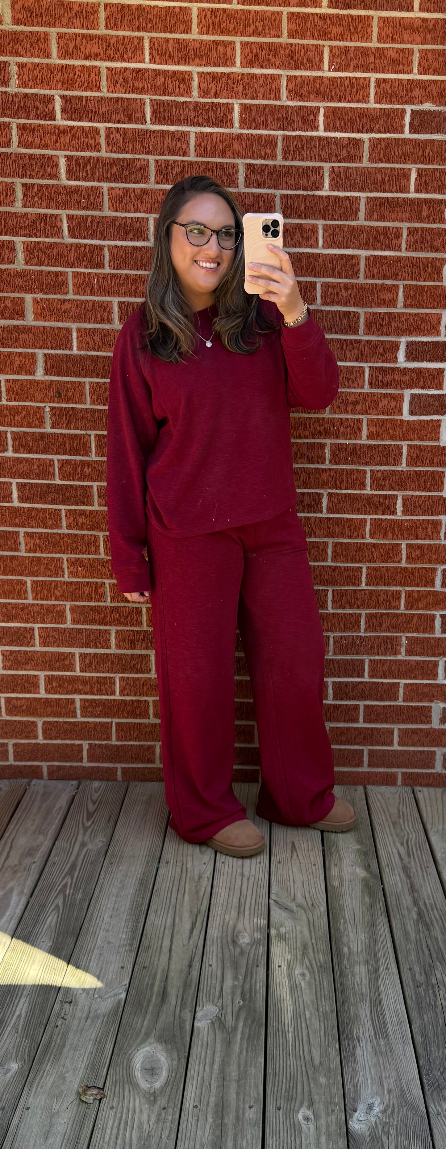 Merlot Slouch Set- Cabernet