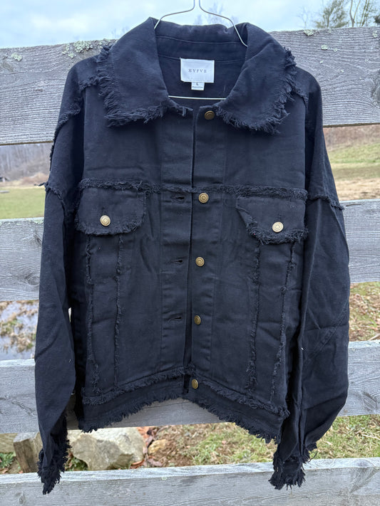 Charcoal Chimney Coat- Black