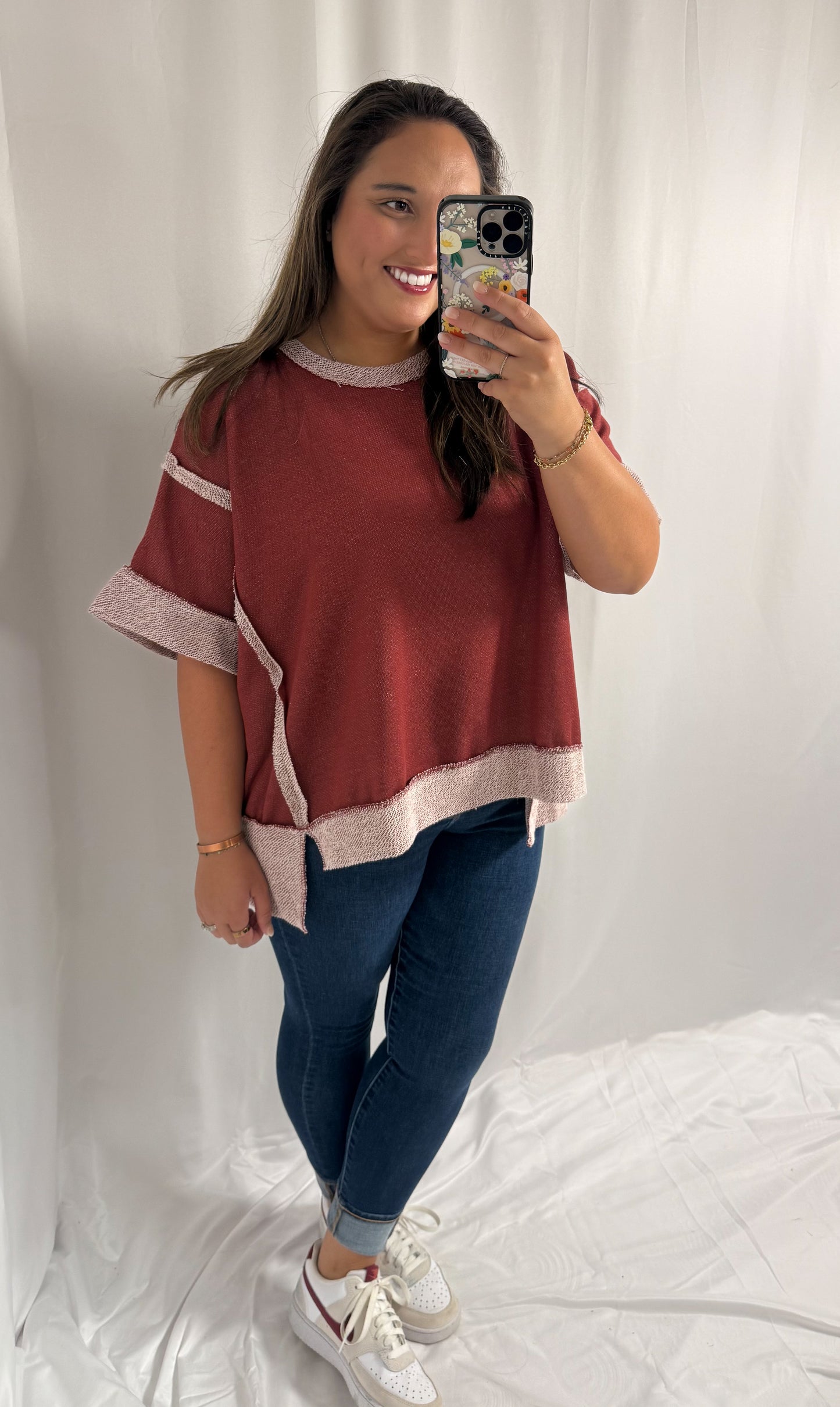 Maroon Muse Top