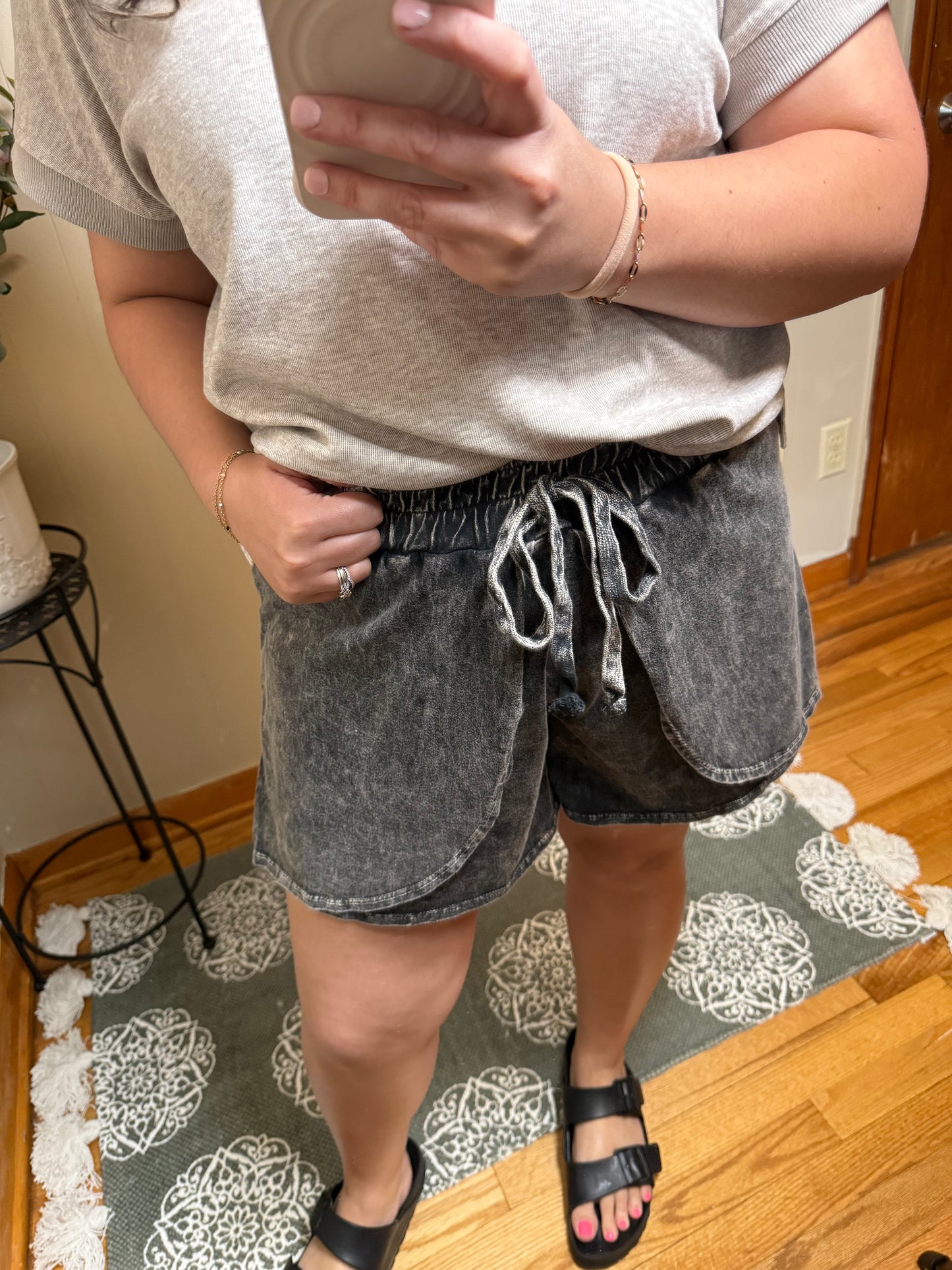 The Cloud Wash Skort