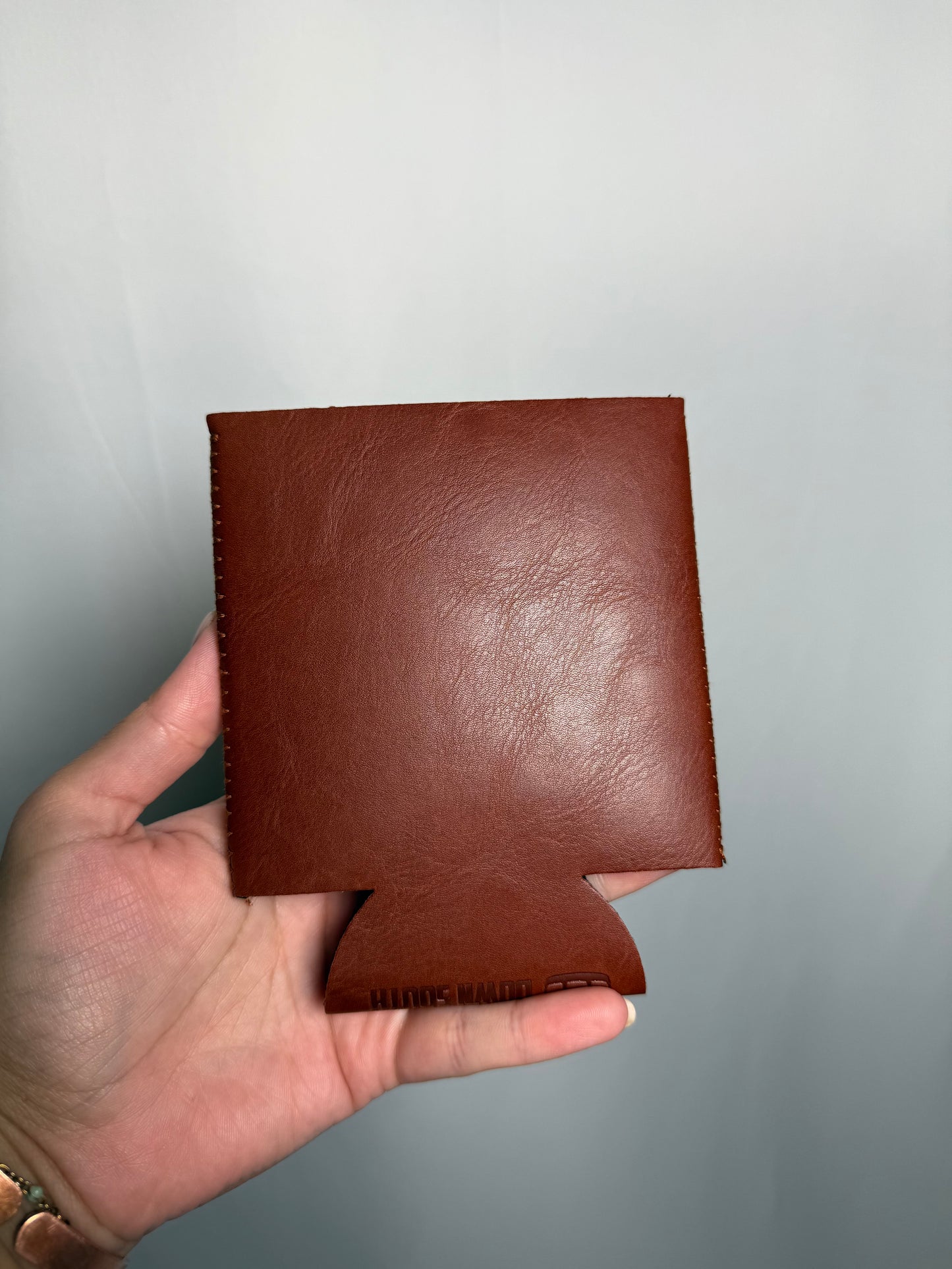 Tennessee Tri Star Faux Leather Koozie