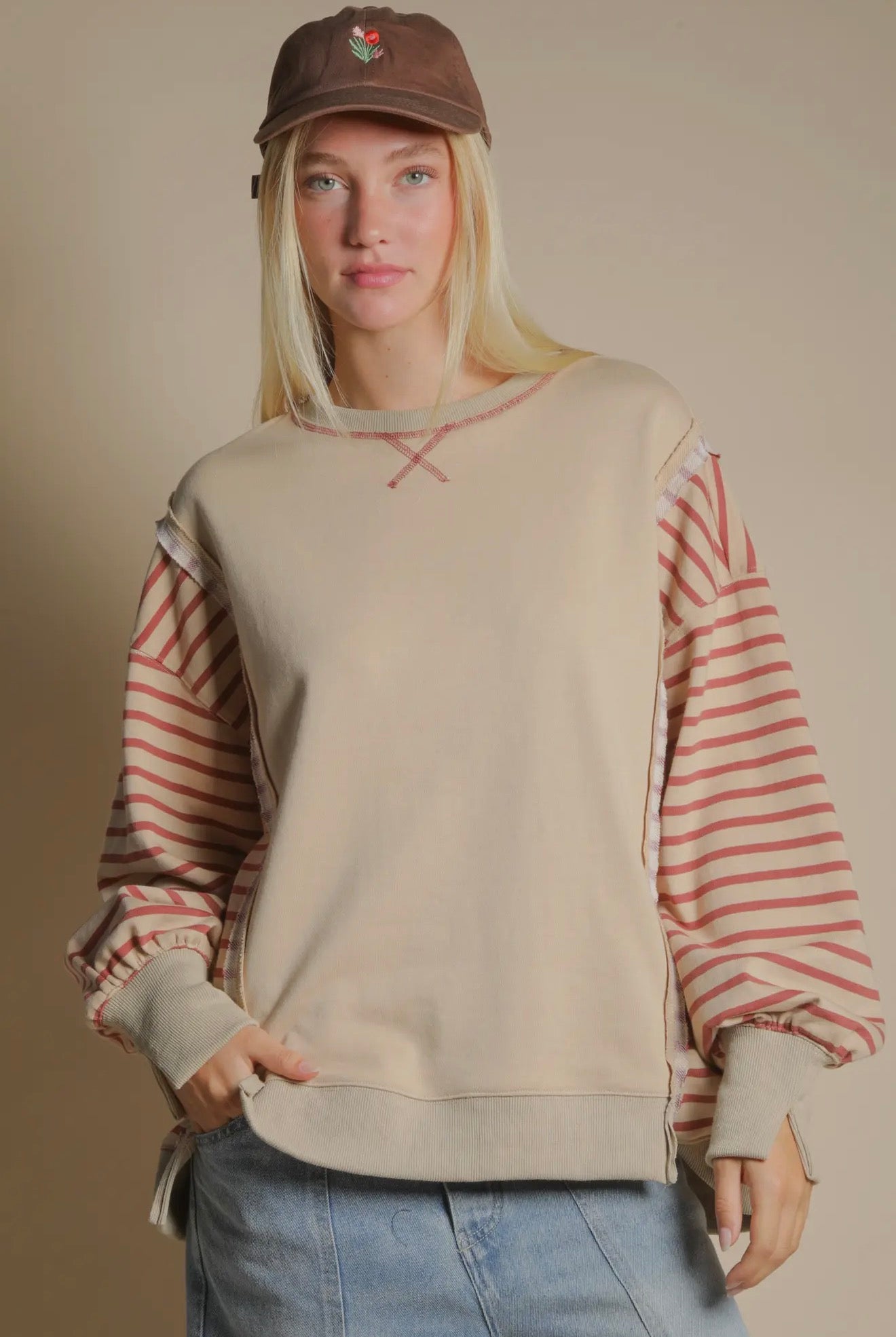 Poppy's Parallel Stripe Knit Top