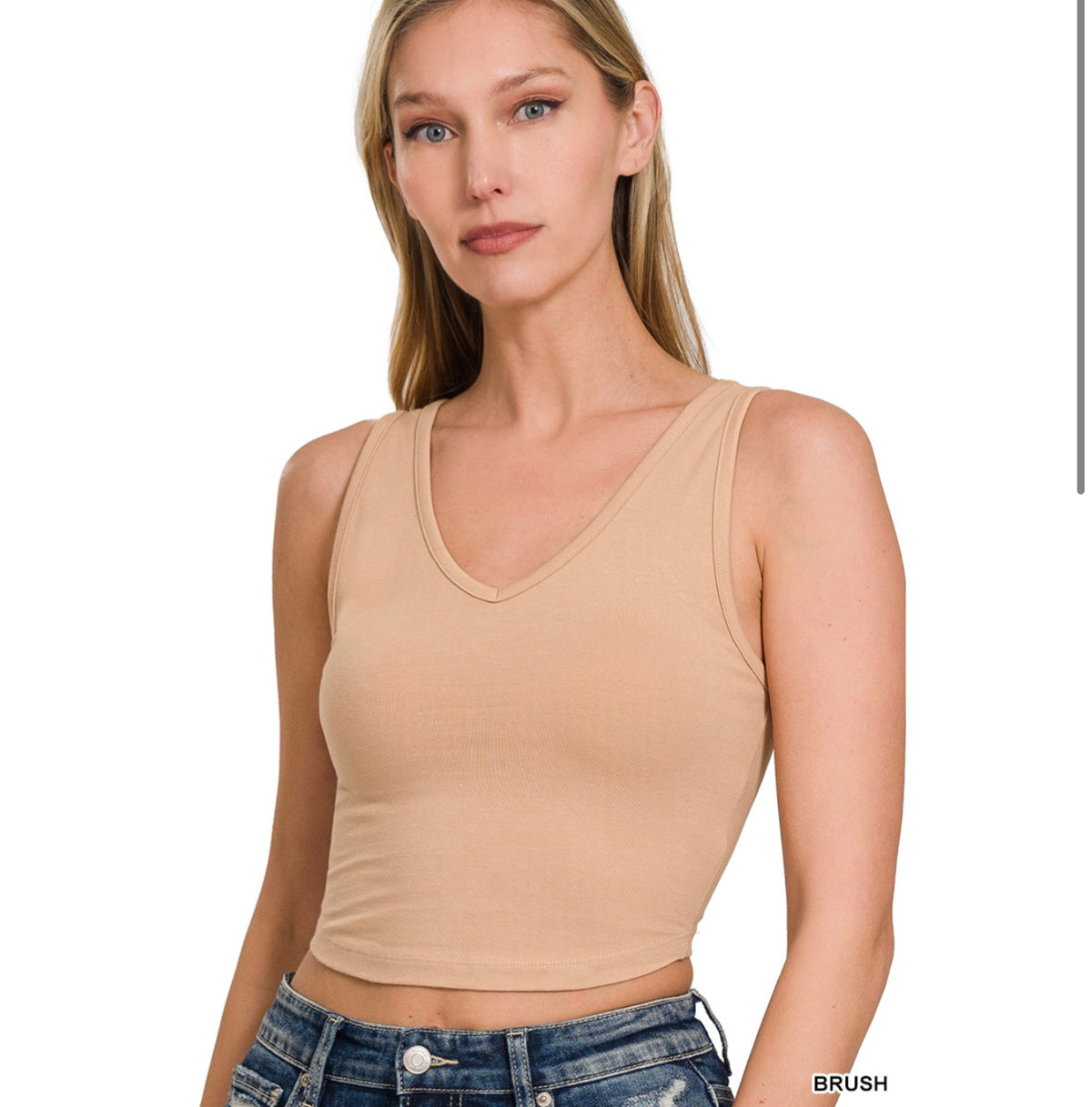 The Barely Blush Cami- Brush