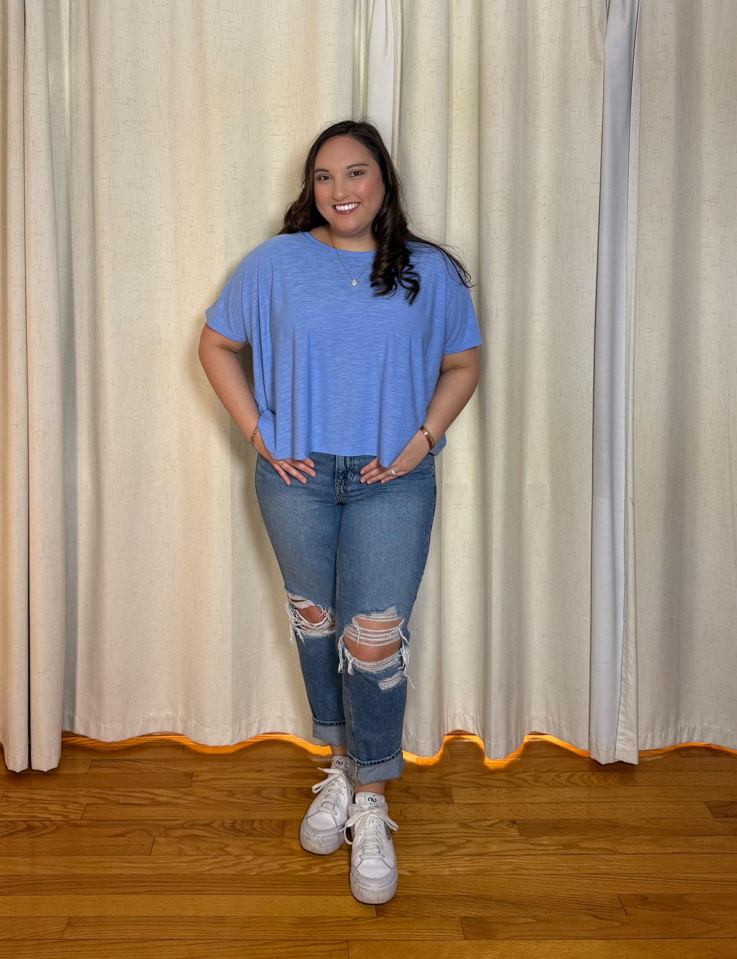 Periwinkle Drift Tee