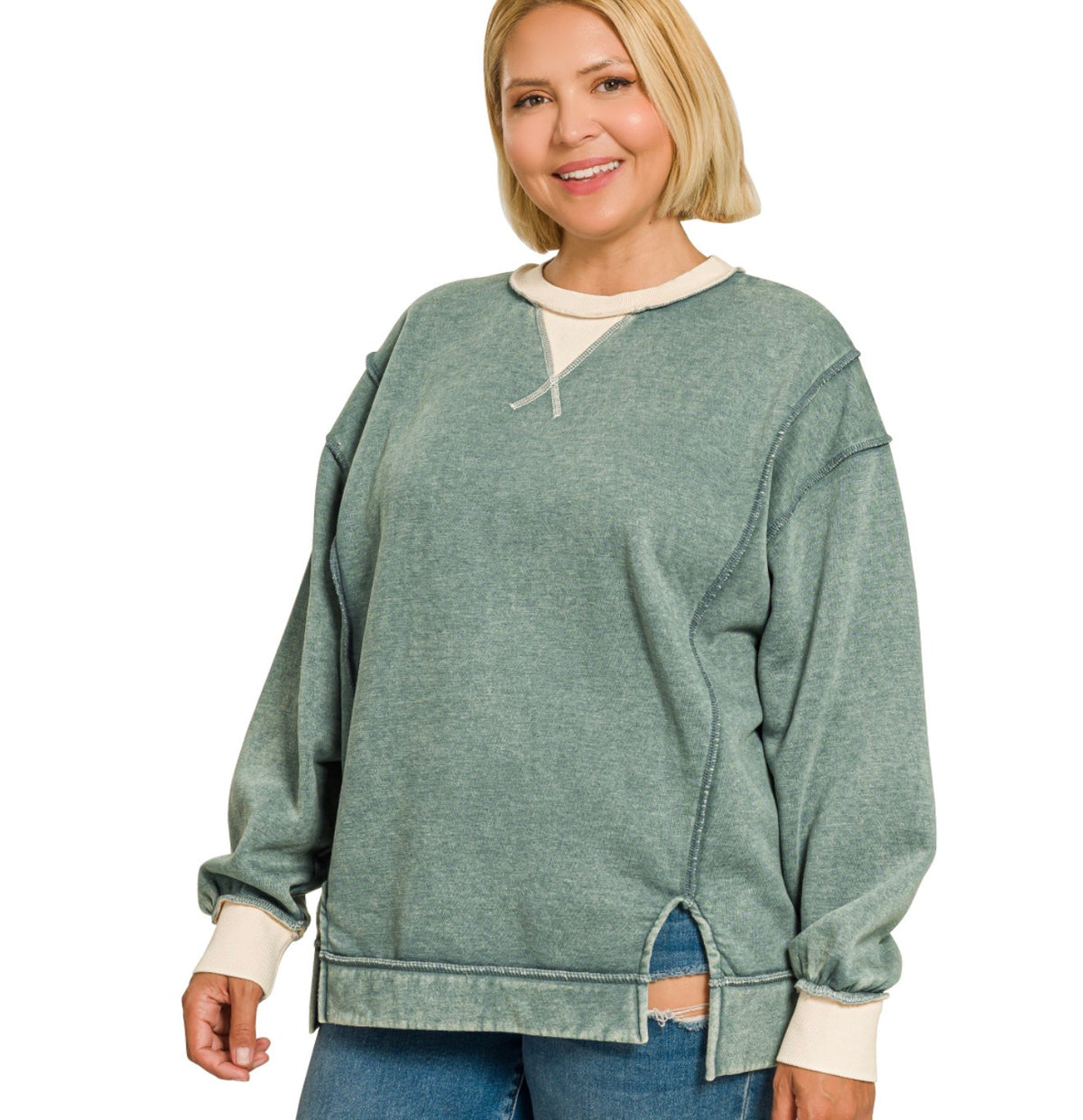 The Willow Creek Pullover- Ash Jade