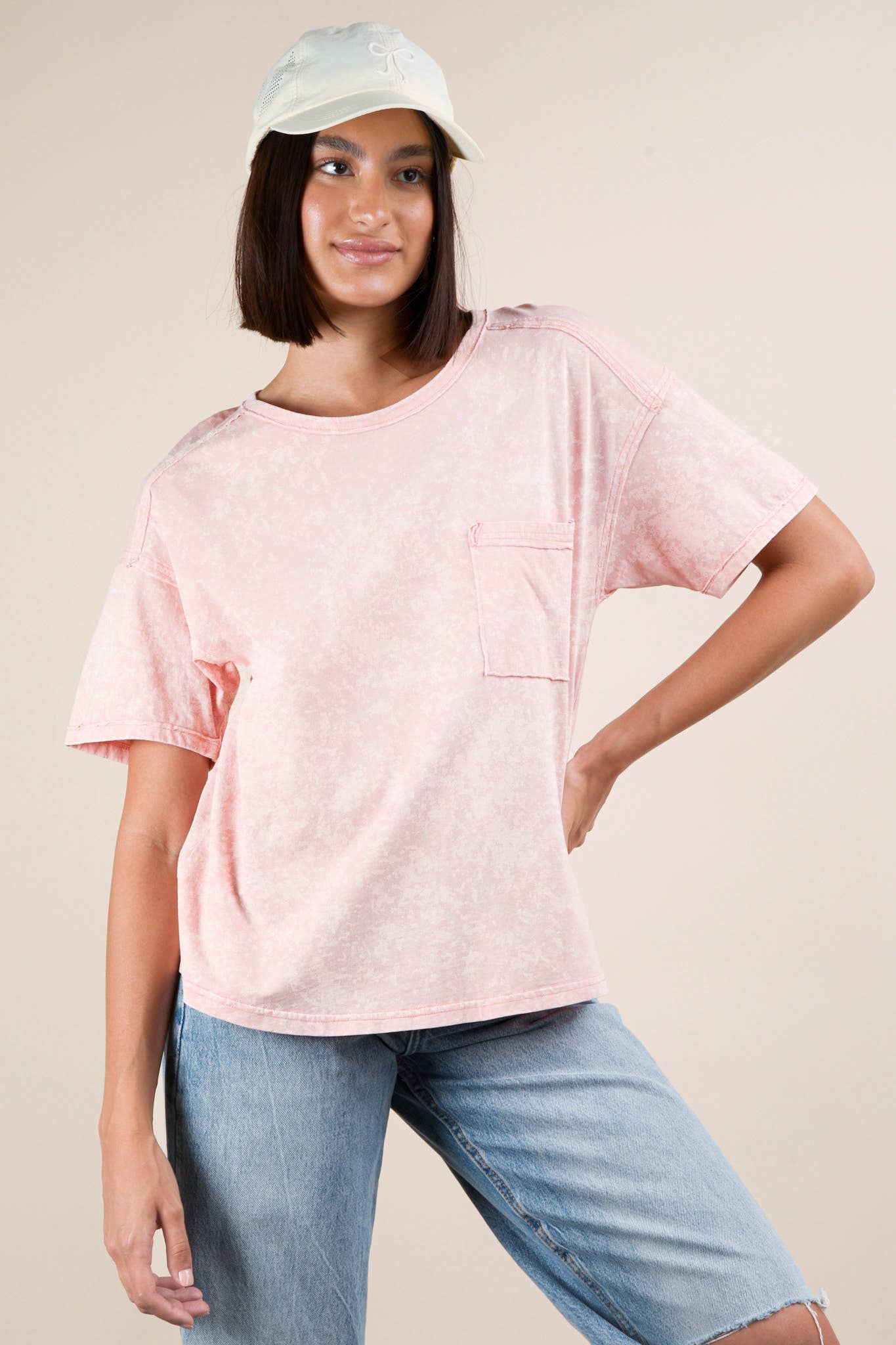 Plus Size Georgia Glow Pocket Top