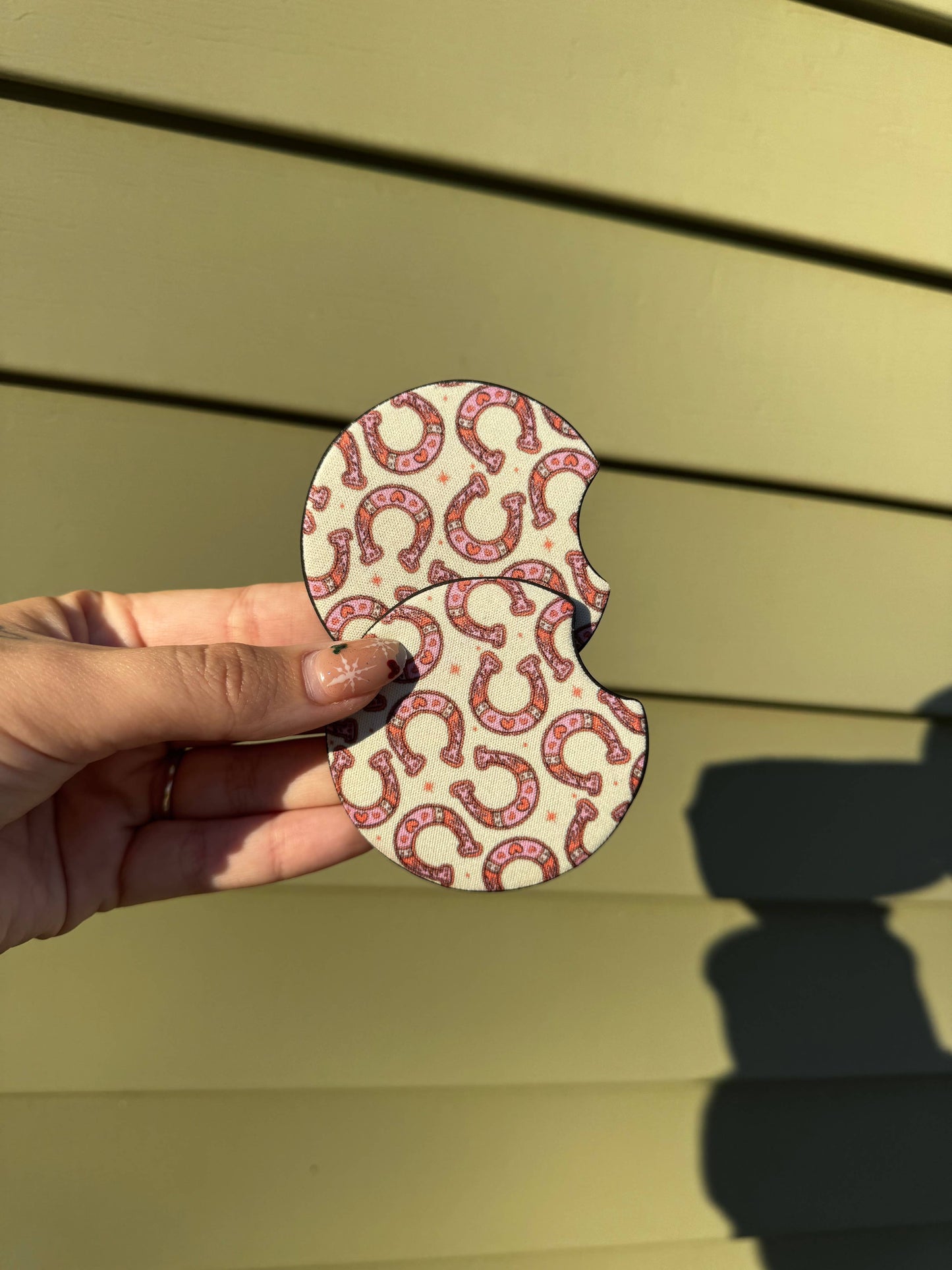 Horseshoe Car Coaster Set