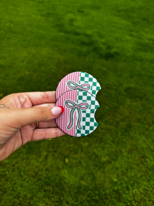 Bow Car Coaster Set