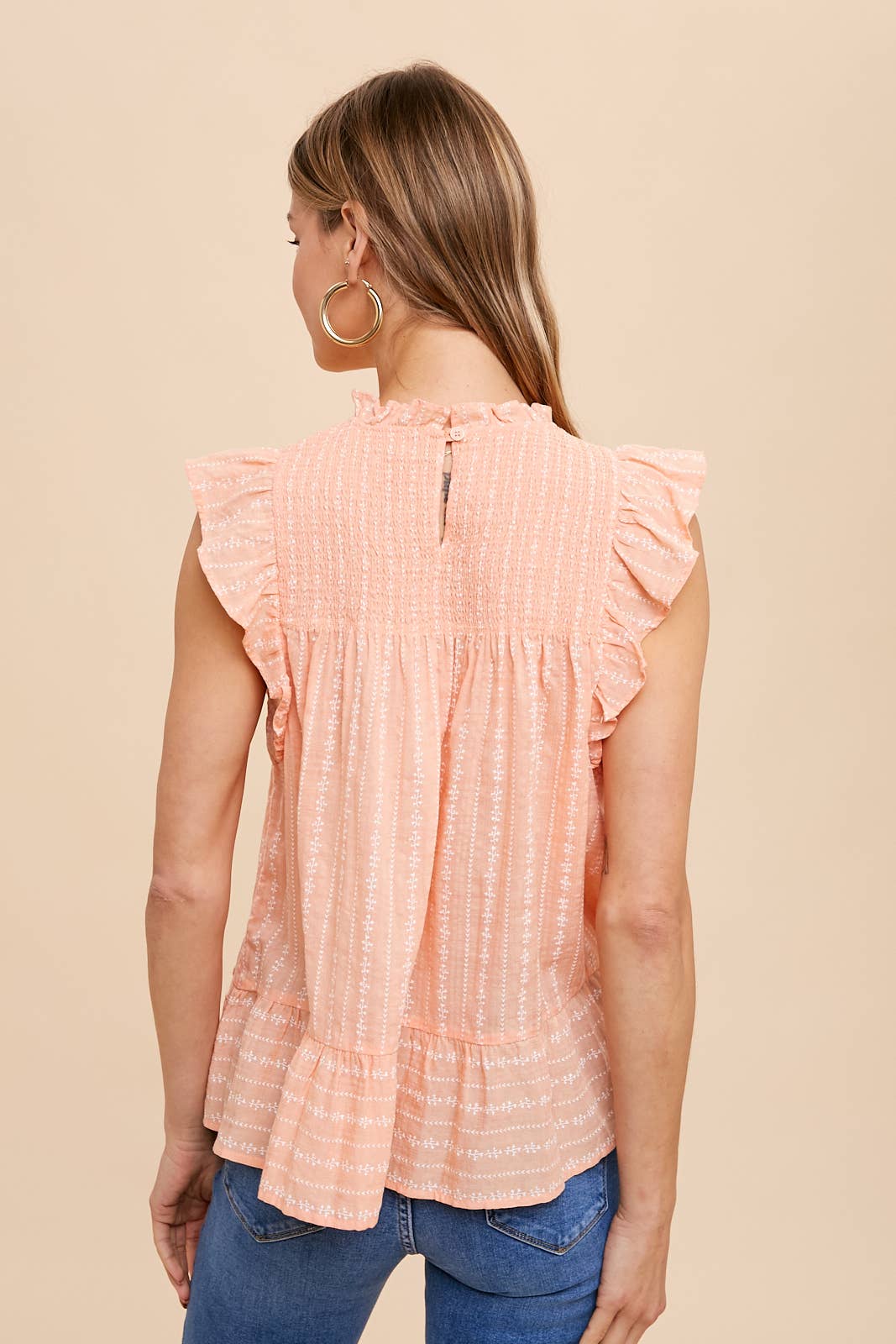 The Peachy Petal Blouse