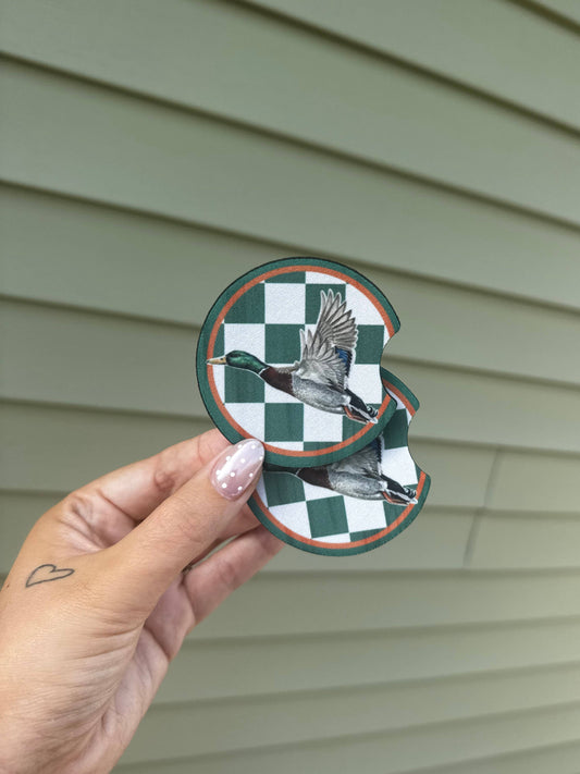 Duck Car Coaster Set