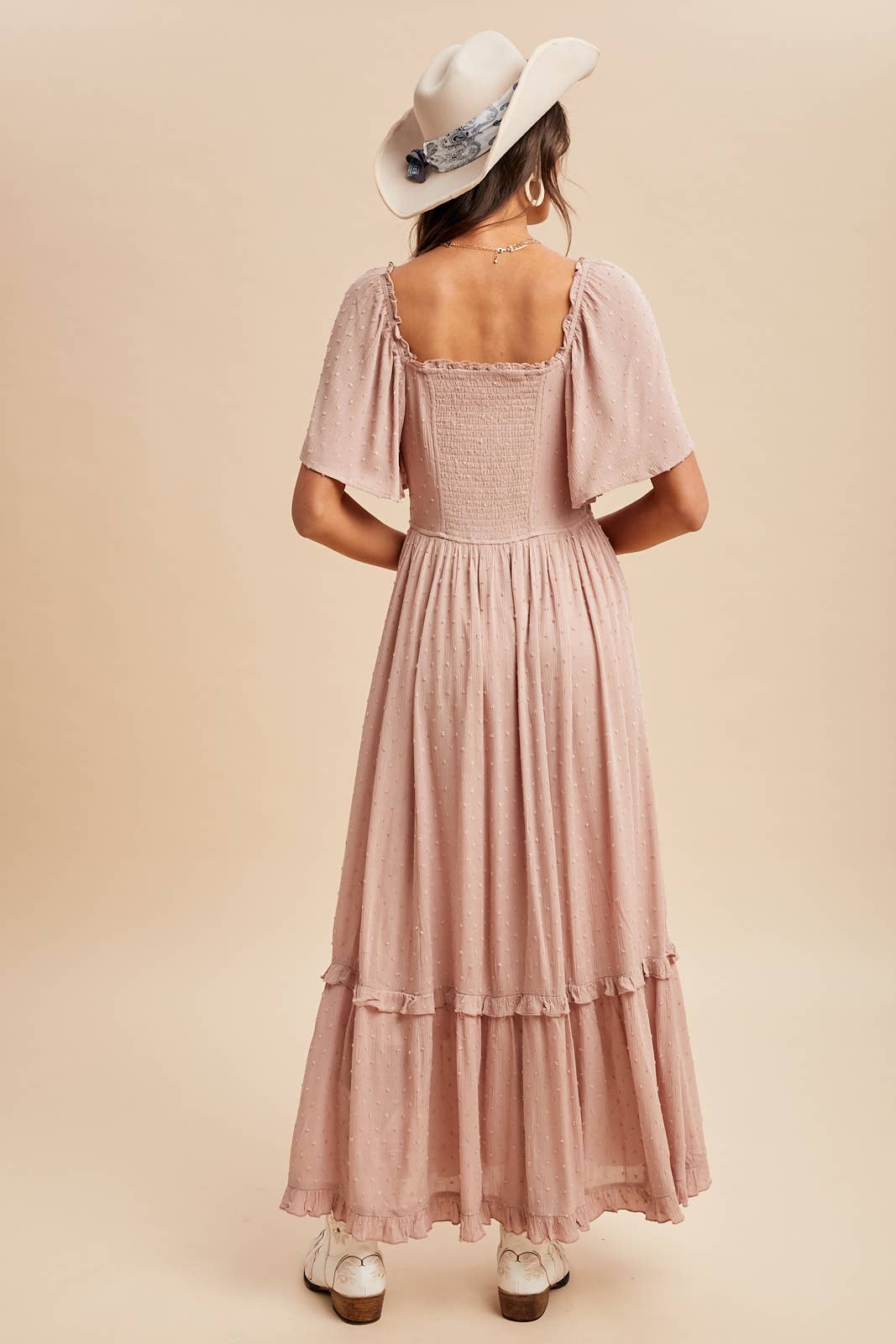 The Rosalie Maxi- Tea Rose
